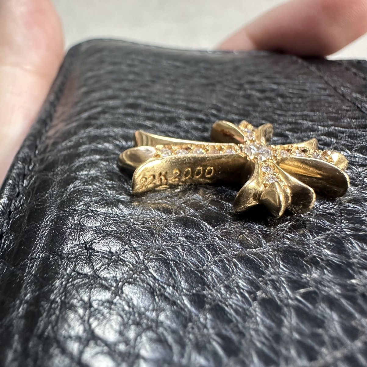 Chrome Hearts Chrome Hearts 22k Tiny Cross with Diamonds Card Holder Size ONE SIZE - 4 Thumbnail