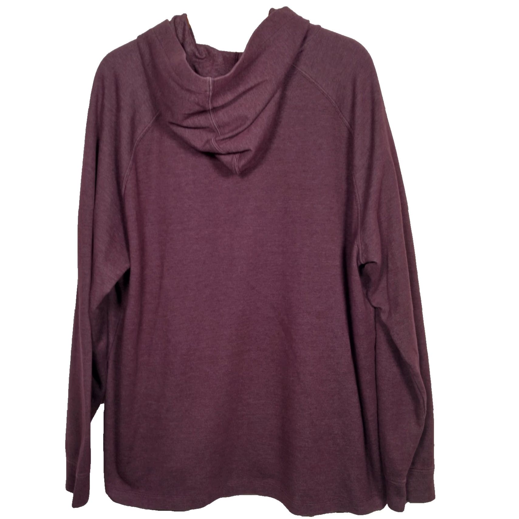 Gap GAP Shirt Women XXL Hooded Raglan Long Sleeve Plum Purple Athleisure Activewear Size XXL / US 16-18 / IT 52-54 - 2 Thumbnail