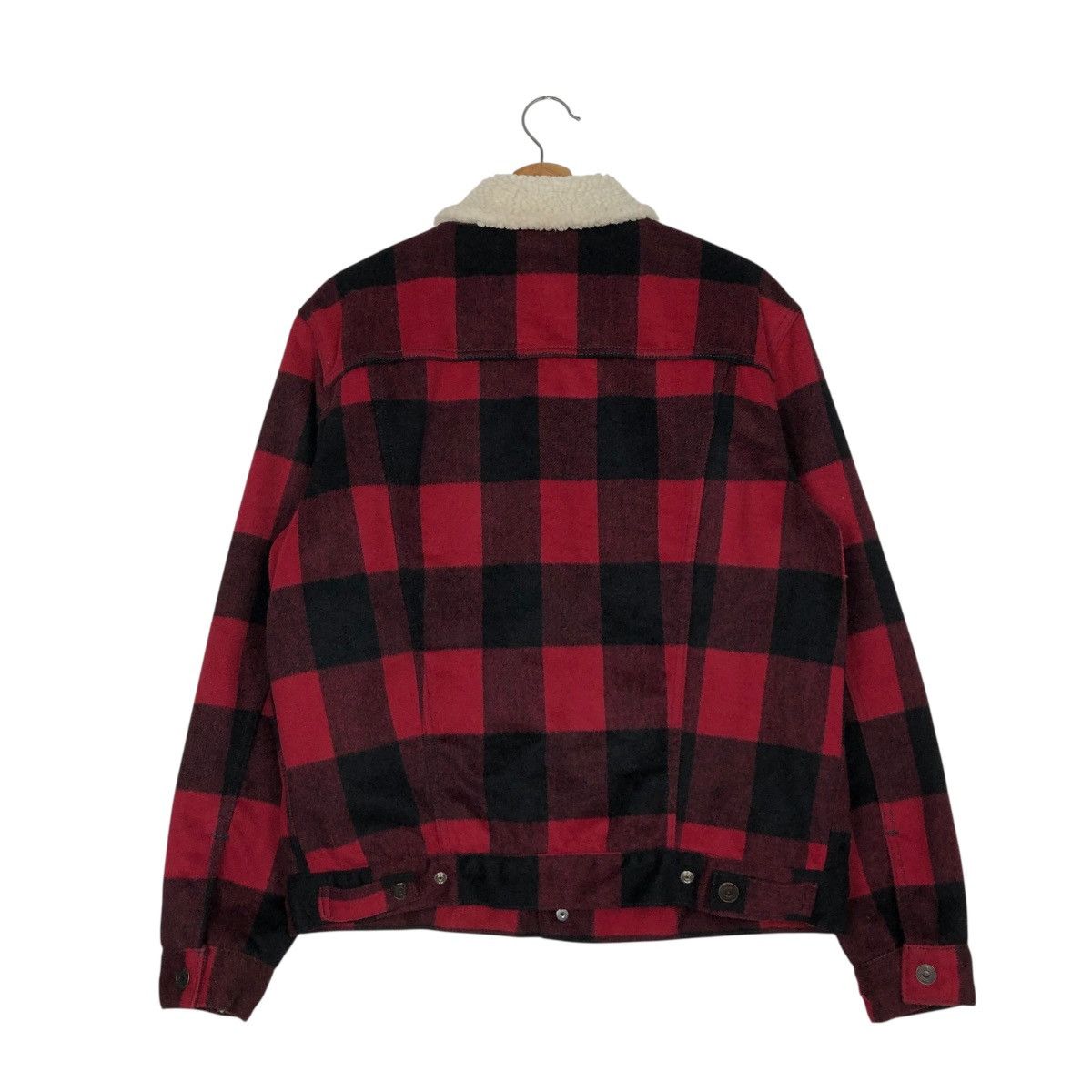 Levi's 🔥VINTAGE CHORE WOOL JACKET BLANKET LEVI’S TARTAN DESIGN Size US M / EU 48-50 / 2 - 10 Thumbnail