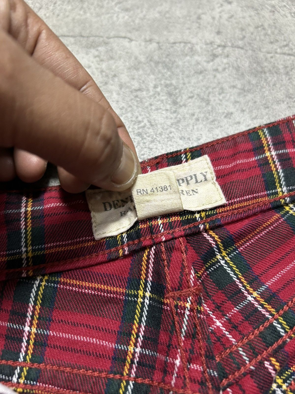 Denim & Supply Ralph Lauren Vintage Denim & Suplay Ralph Lauren Plaid Tartan Pants Size US 26 / EU 42 - 5 Thumbnail
