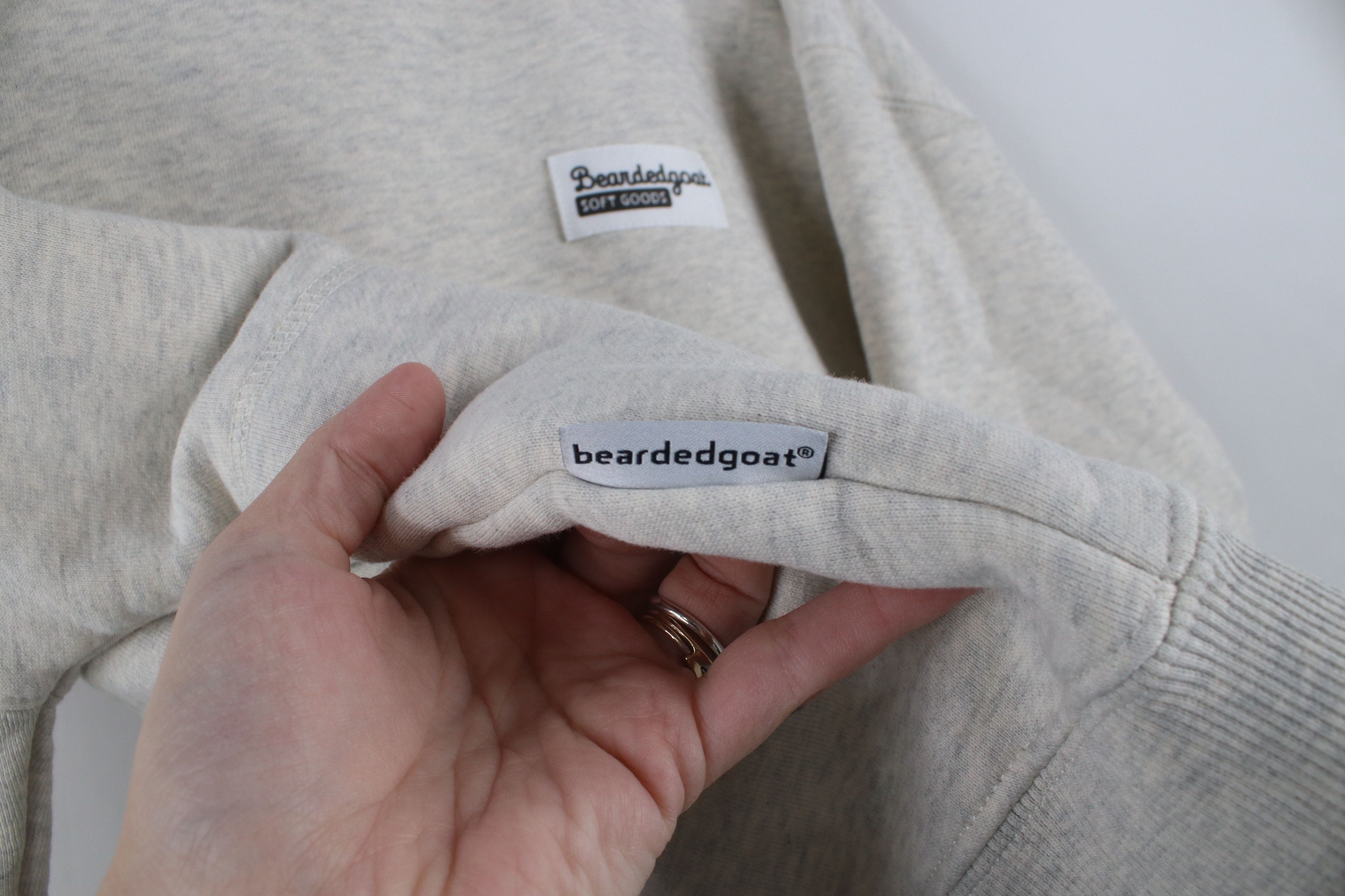 Vintage Beardedgoat Overnight Hoodie Sweatshirt Heather Gray Size M / US 6-8 / IT 42-44 - 6 Thumbnail