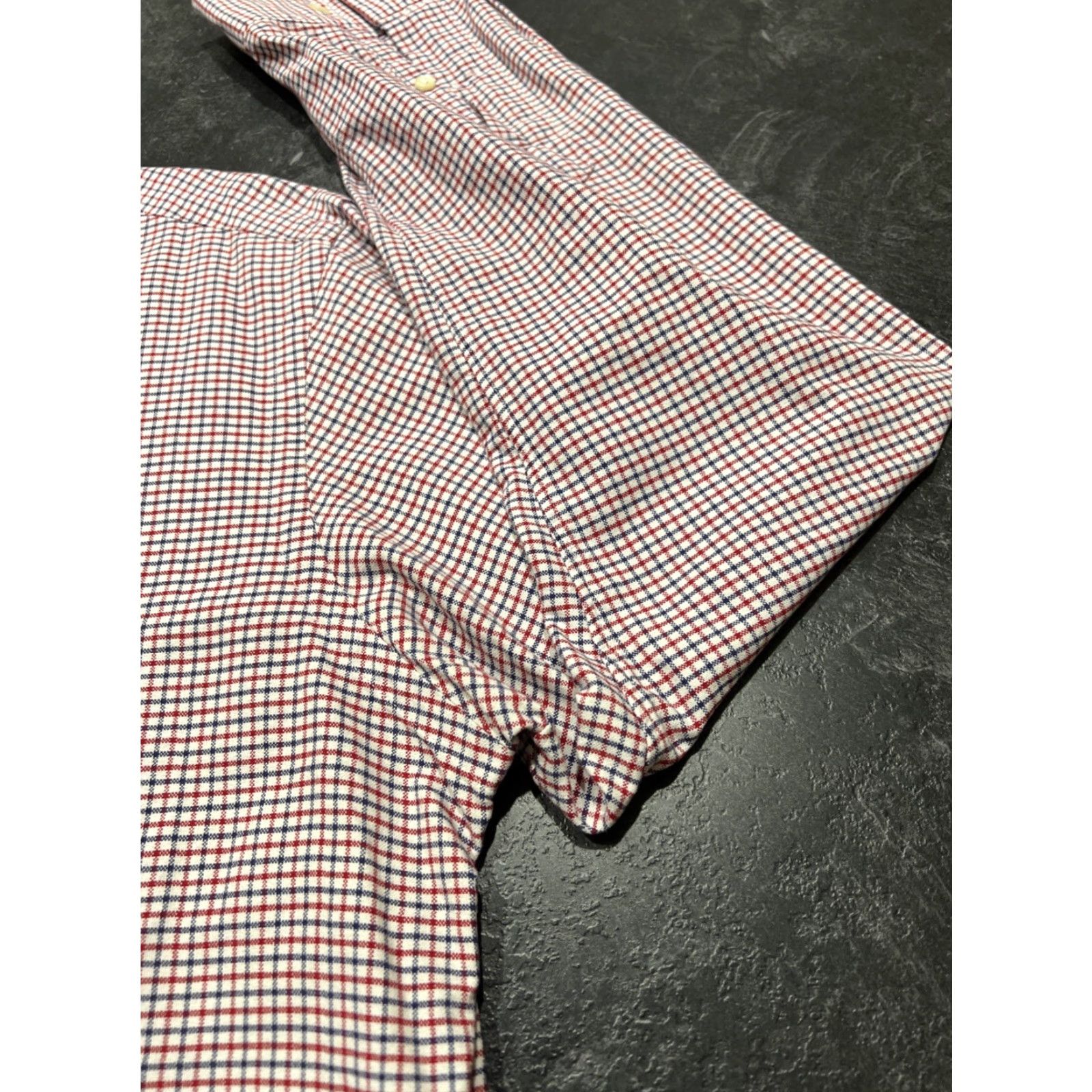 Ralph Lauren Ralph Lauren Men's Button-Up Shirt L Red Black Checks Casual Preppy Cotton Short Sleeve Size US L / EU 52-54 / 3 - 2 Thumbnail