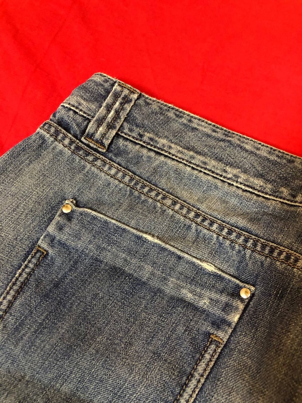 Dolce & Gabbana DOLCE GABBANA Women Slightly Distressed Blue Jeans Size 32" / US 10 / IT 46 - 7 Thumbnail