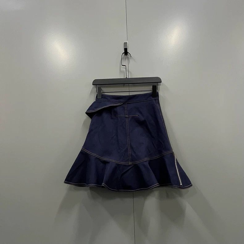 Givenchy Size34 Ruffled Asymmetric Zip Half Skirt Size 34