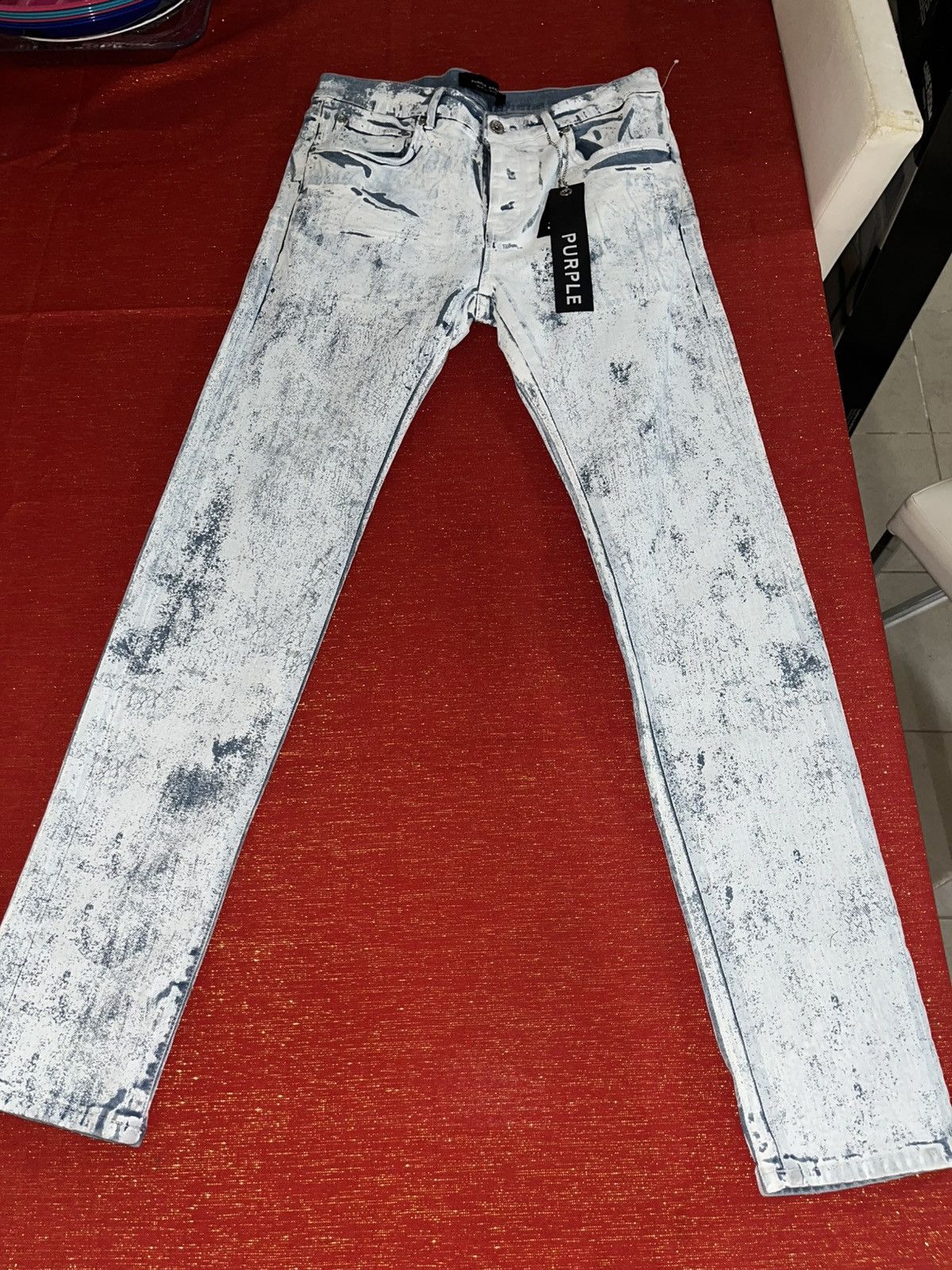 Purple Brand Purple Brand Painted Denim Limited Edition Sz 34 Size US 34 / EU 50 - 19 Thumbnail