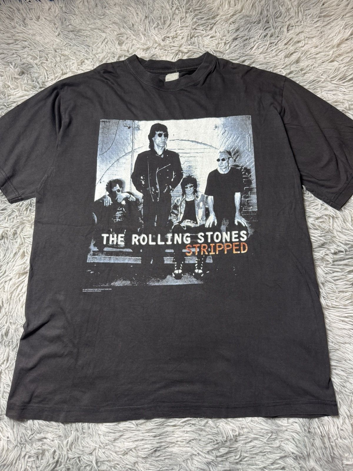 The Rolling Stones Vintage The Rolling Stones Stripped 1995 Size US XL / EU 56 / 4 - 1 Thumbnail