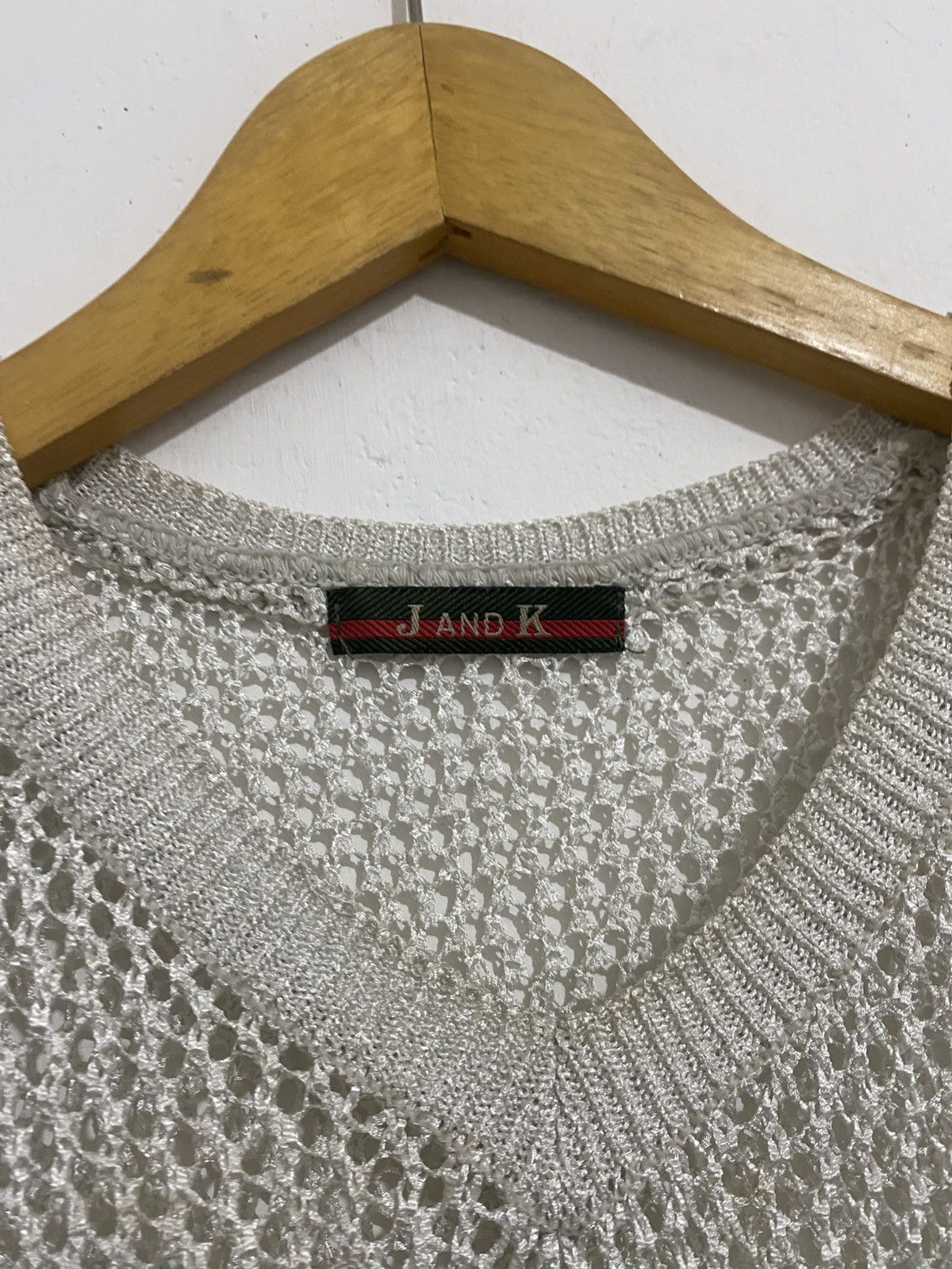 If Six Was Nine × Japanese Brand × KMRii Japanese knitted mesh shirt issey yohji styled Size US M / EU 48-50 / 2 - 5 Thumbnail