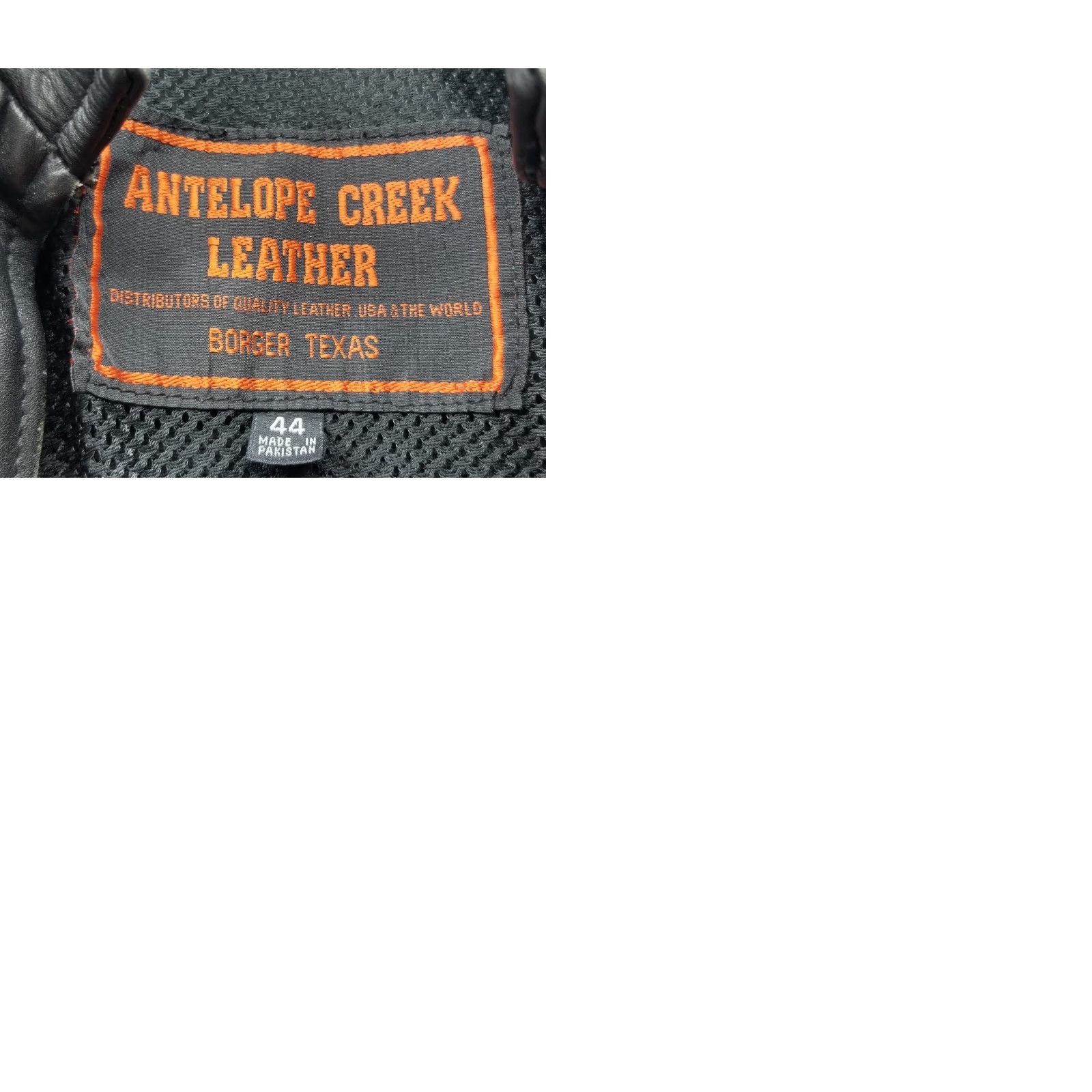 Vintage Antelope Creek Leather Motorcycle Jacket Mens Size 44 Black Embroidered Jacket Size US S / EU 44-46 / 1 - 9 Thumbnail