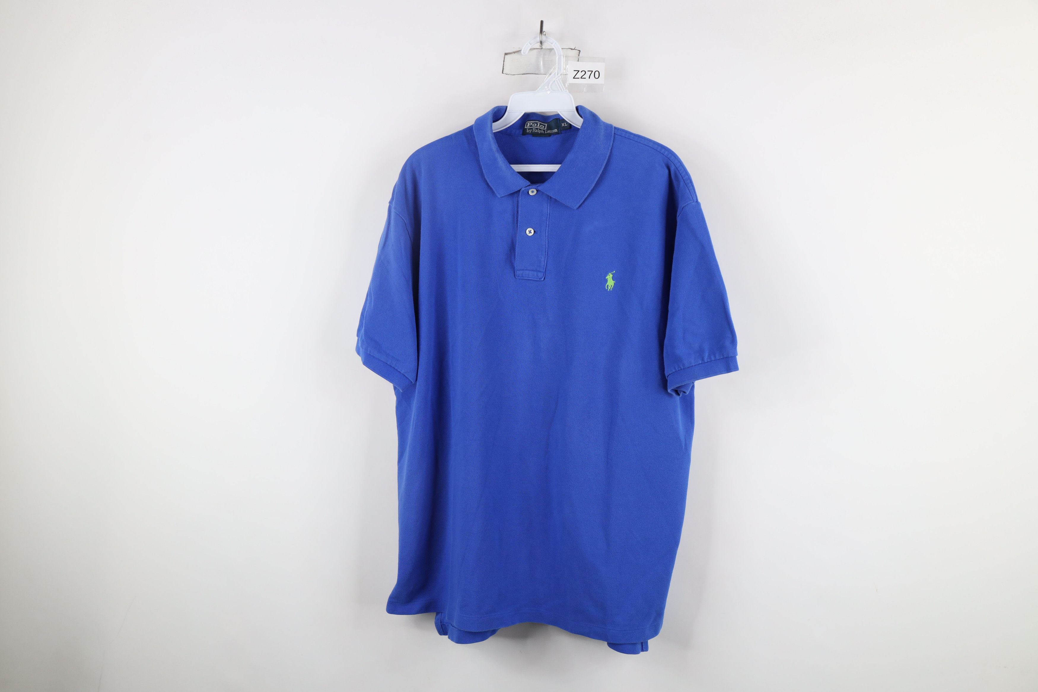 Ralph Lauren × Vintage Vintage 90s Ralph Lauren Short Sleeve Collared Polo Shirt Size US XL / EU 56 / 4 - 1 Thumbnail
