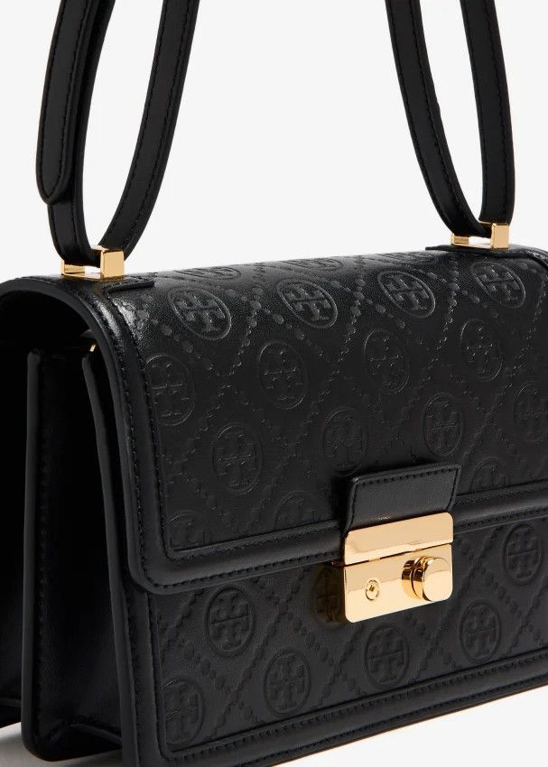 Tory Burch o1s22i1n1024 Size: OS / Leather T Monogram Shoulder Bag Size ONE SIZE - 3 Thumbnail