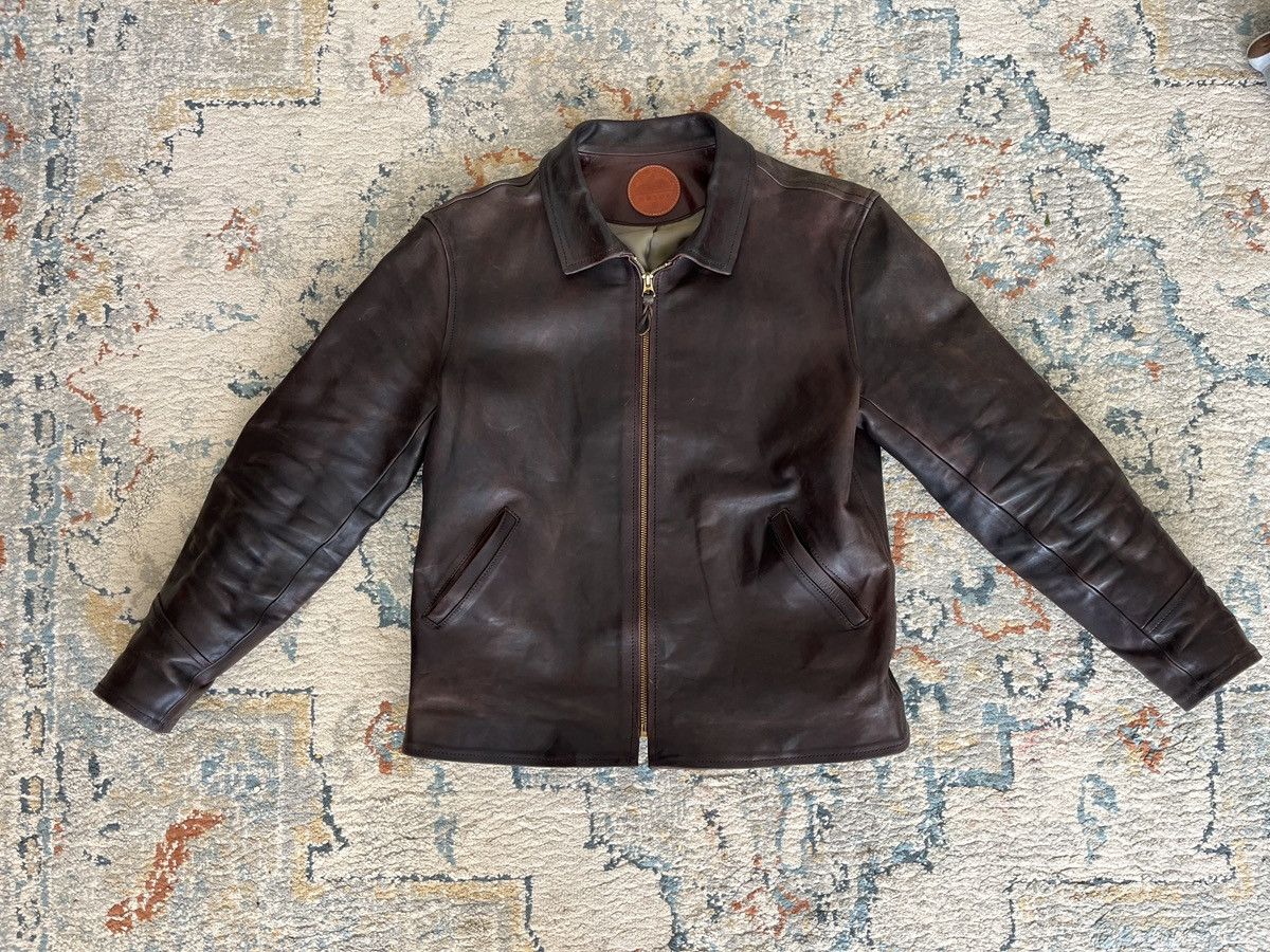 Japanese Brand Motor leather things Japan Single rider Sports Jacket Size US L / EU 52-54 / 3 - 1 Thumbnail