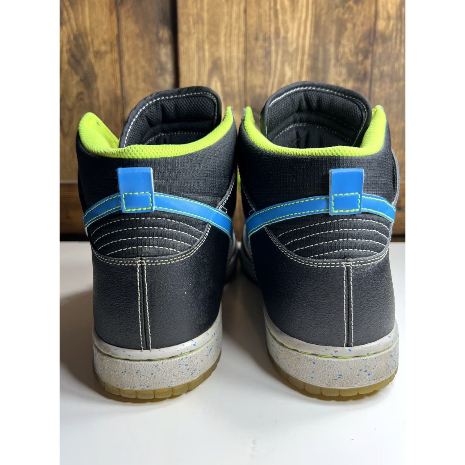 Nike Nike Dunk High AS PRM Men 11 Shoe White/Blue Glow/Black Nike Dunk High High Top Size US 11 / EU 44 - 3 Thumbnail