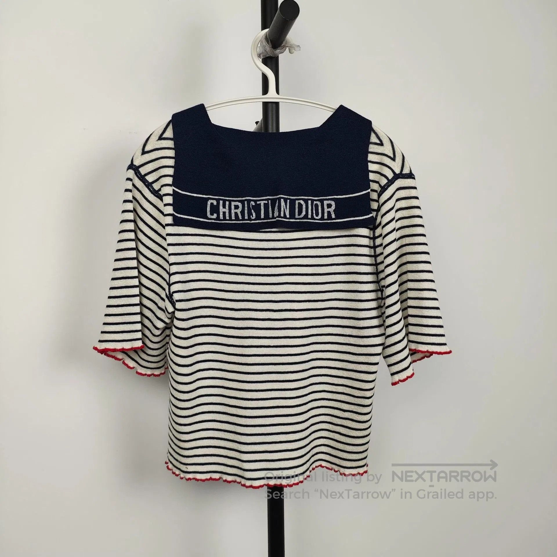 Dior Dior Black White Striped Knit Short. Size S / US 4 / IT 40 - 2 Thumbnail