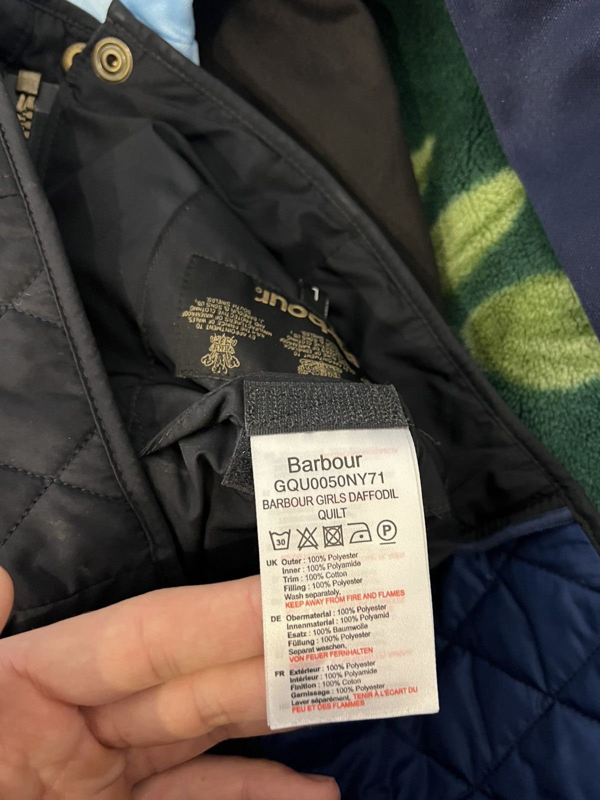 Barbour Kids Girls Barbour Quilted Jacket 10-12 y Size XXS / US 00 / IT 34 - 6 Thumbnail