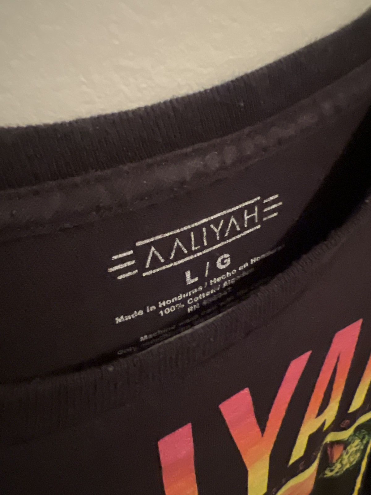 Other Aaliyah black t shirt Size US L / EU 52-54 / 3 - 2 Thumbnail