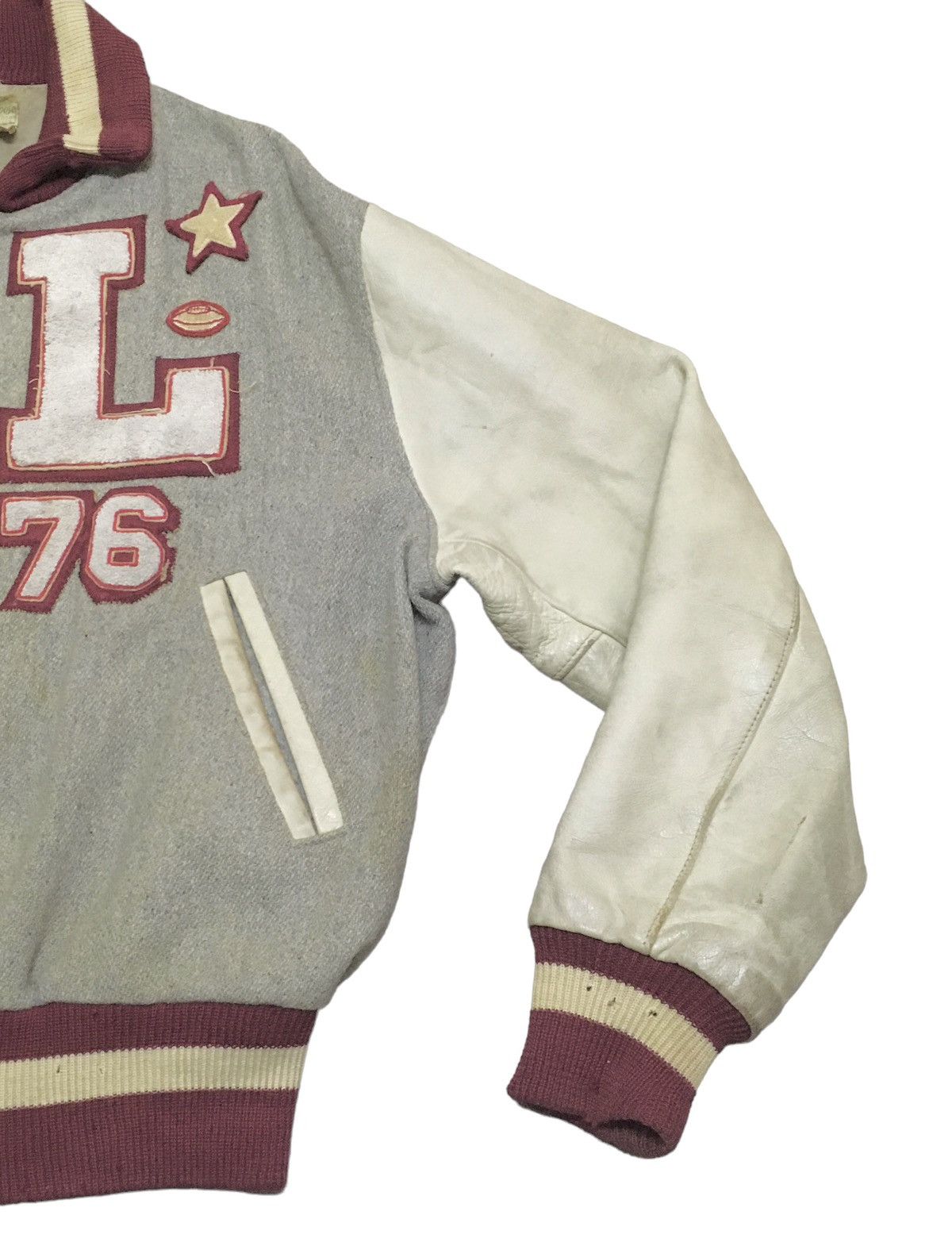 Vintage Very Rare Vintage Brand Flying Goose Varsity Leather 1950s Size US L / EU 52-54 / 3 - 3 Thumbnail