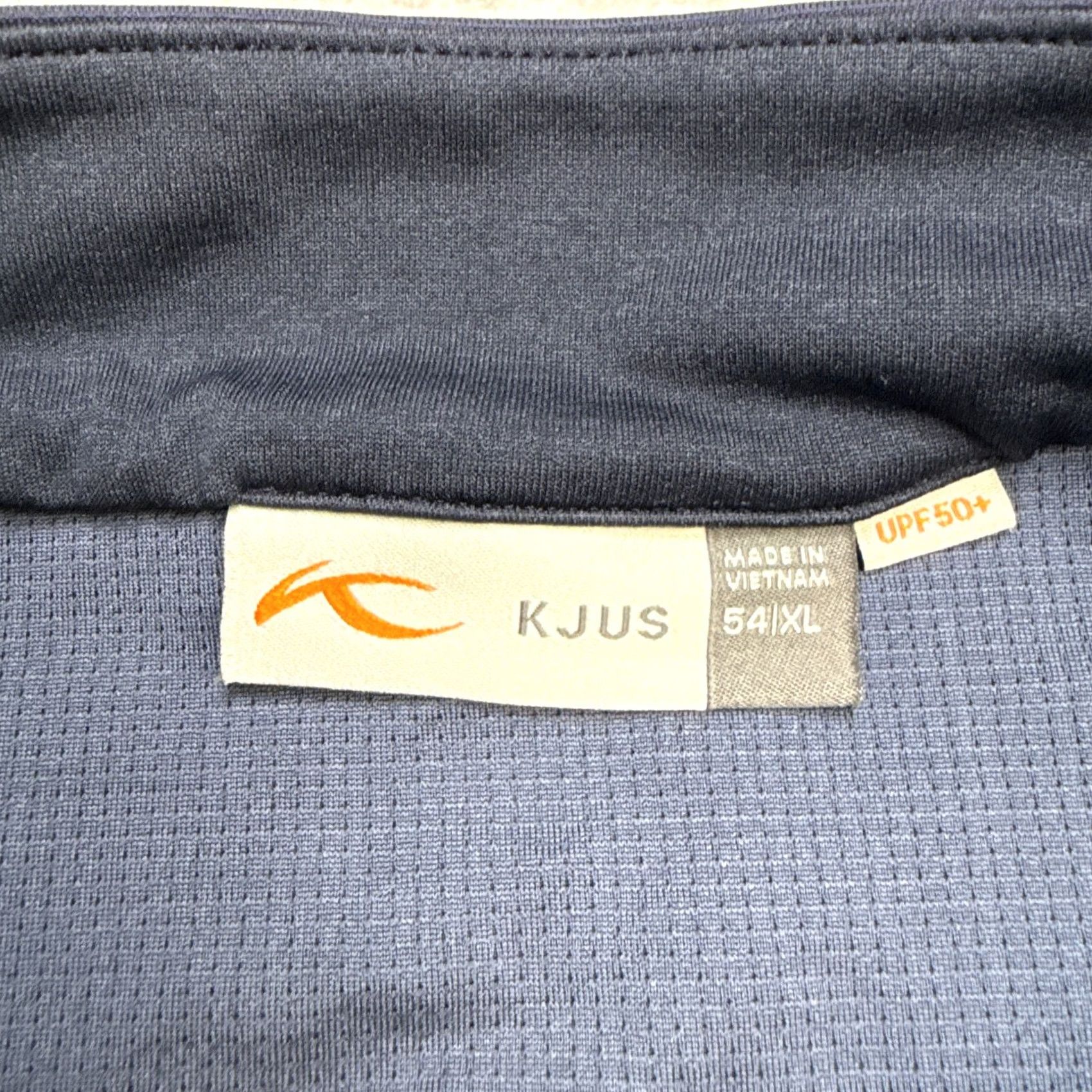 KJUS KJUS Westport Vest Mens XL Navy Blue Golf Performance UPF 50 Quick Dry Travel Windbreaker Full Zip Pockets Lightweight Moisture Wicking Size US XL / EU 56 / 4 - 6 Thumbnail