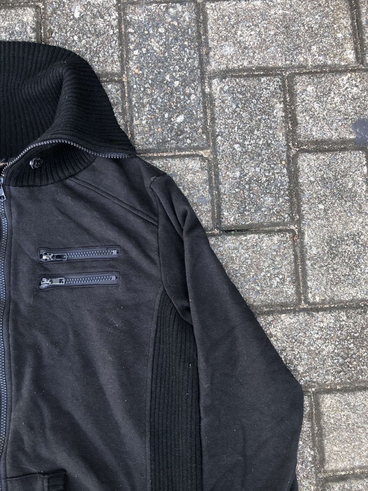 If Six Was Nine Japanese Shinny Ripple Multi Pocket black Jacket Size US L / EU 52-54 / 3 - 2 Thumbnail