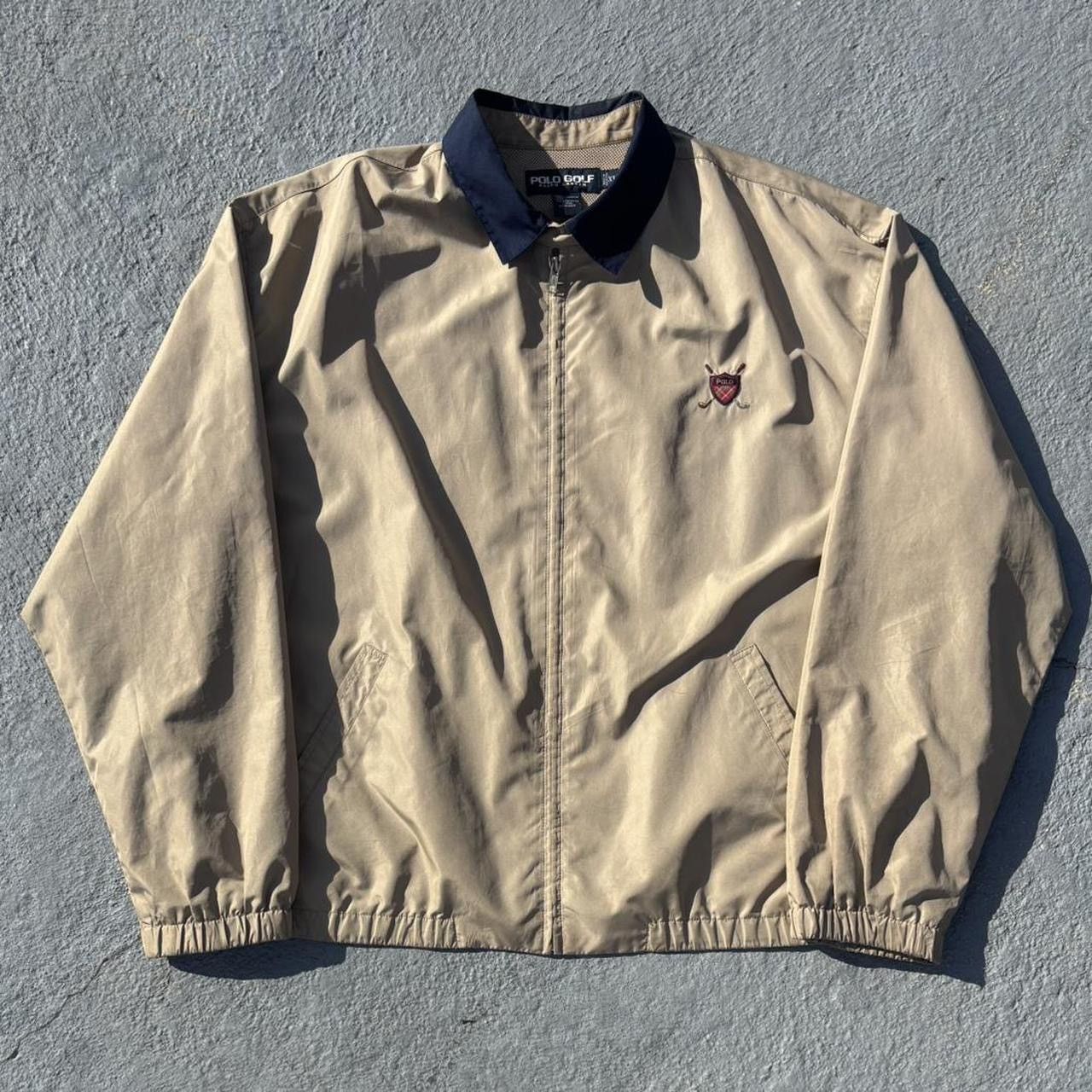 Khaki polo windbreaker deals