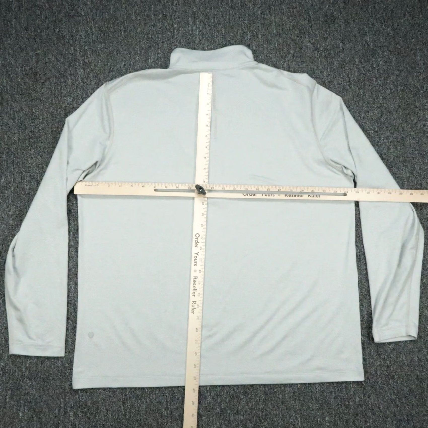 Lululemon lululemon Pullover Gray Jersey Performance Quarter Zip Athletic Mens XXL Size US XXL / EU 58 / 5 - 5 Thumbnail