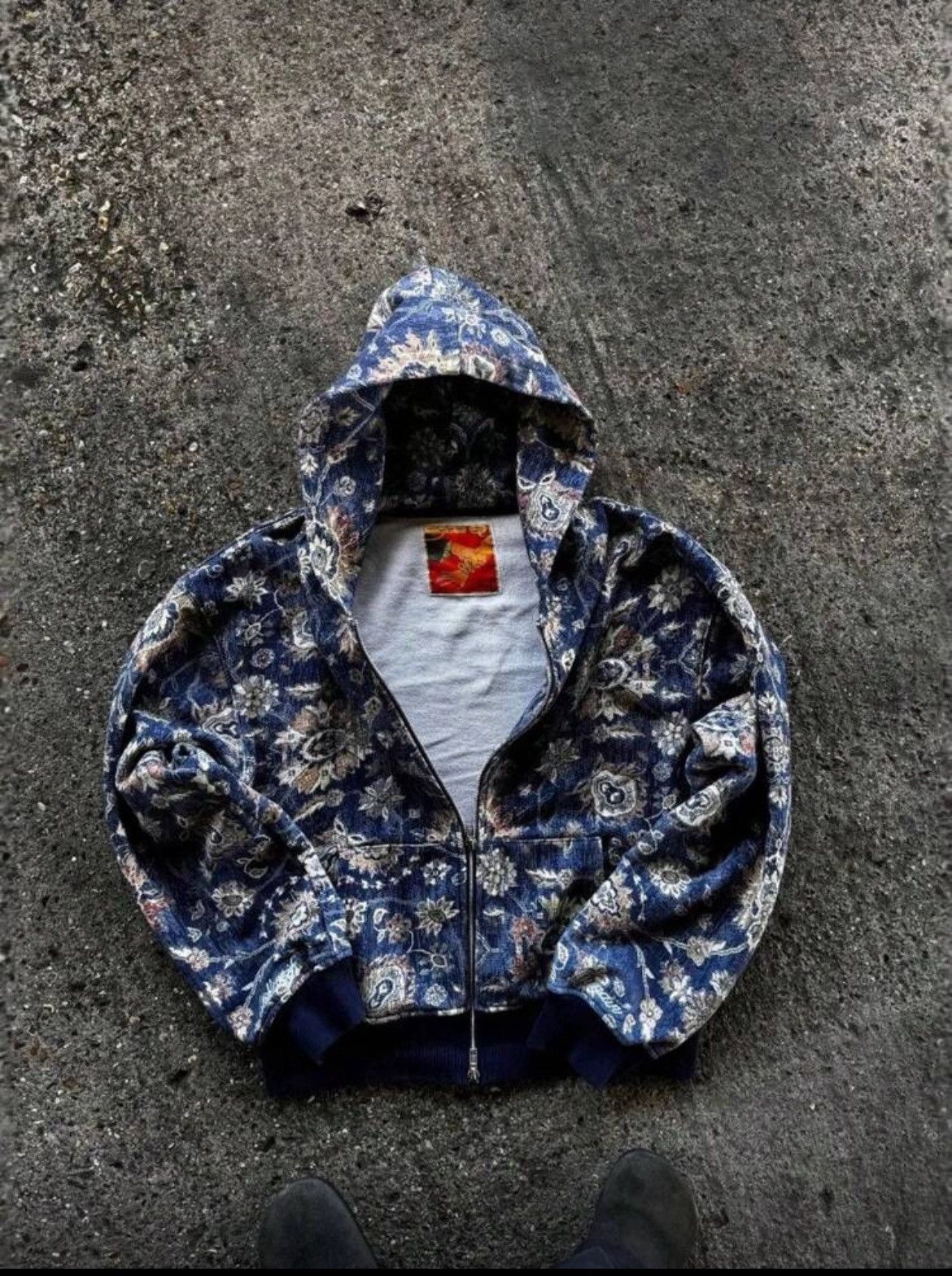 Other Blues paisley zip up Size US L / EU 52-54 / 3 - 1 Thumbnail