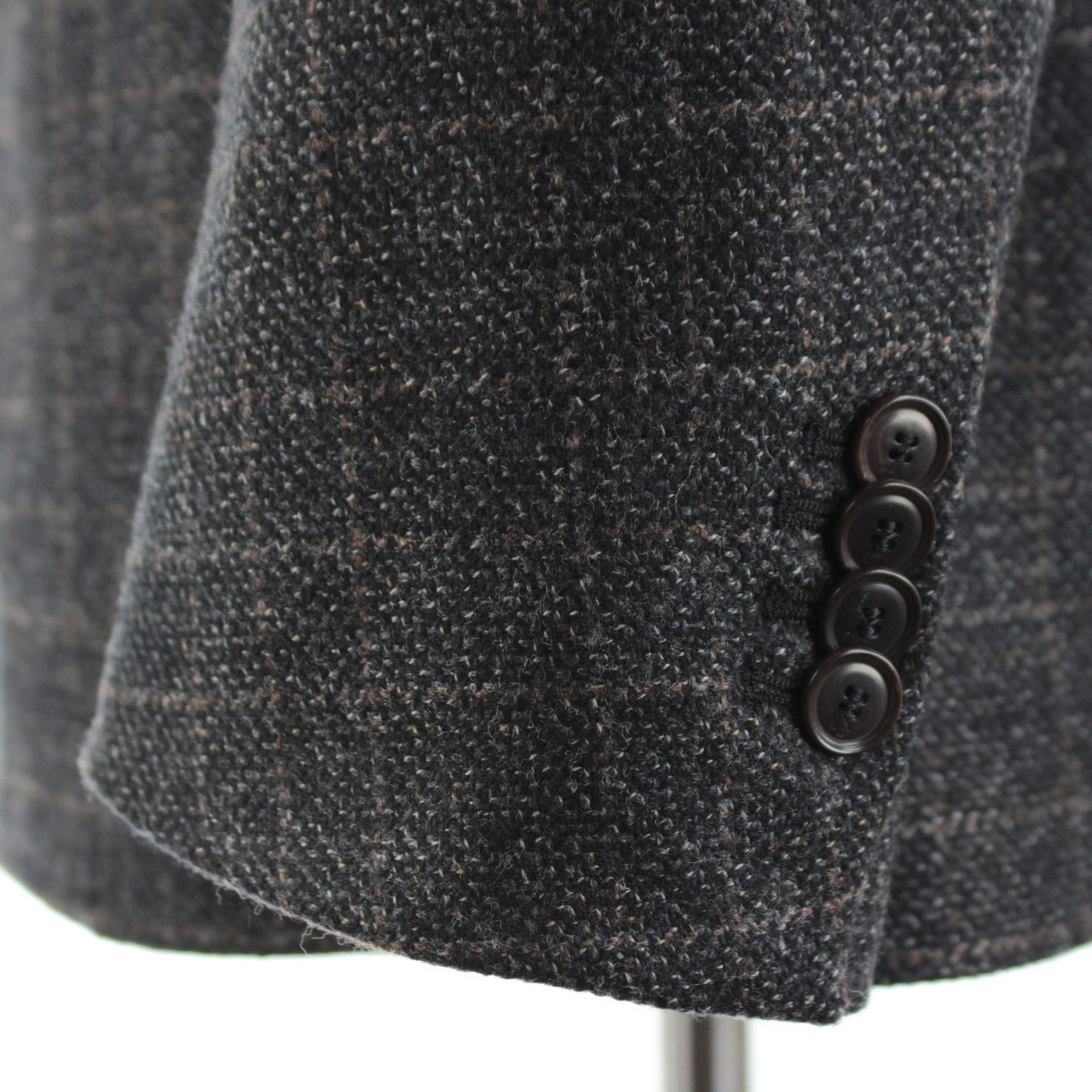 Luciano Barbera Luciano Barbera Sport Coat Size 46 US in Gray Size 46R - 3 Thumbnail