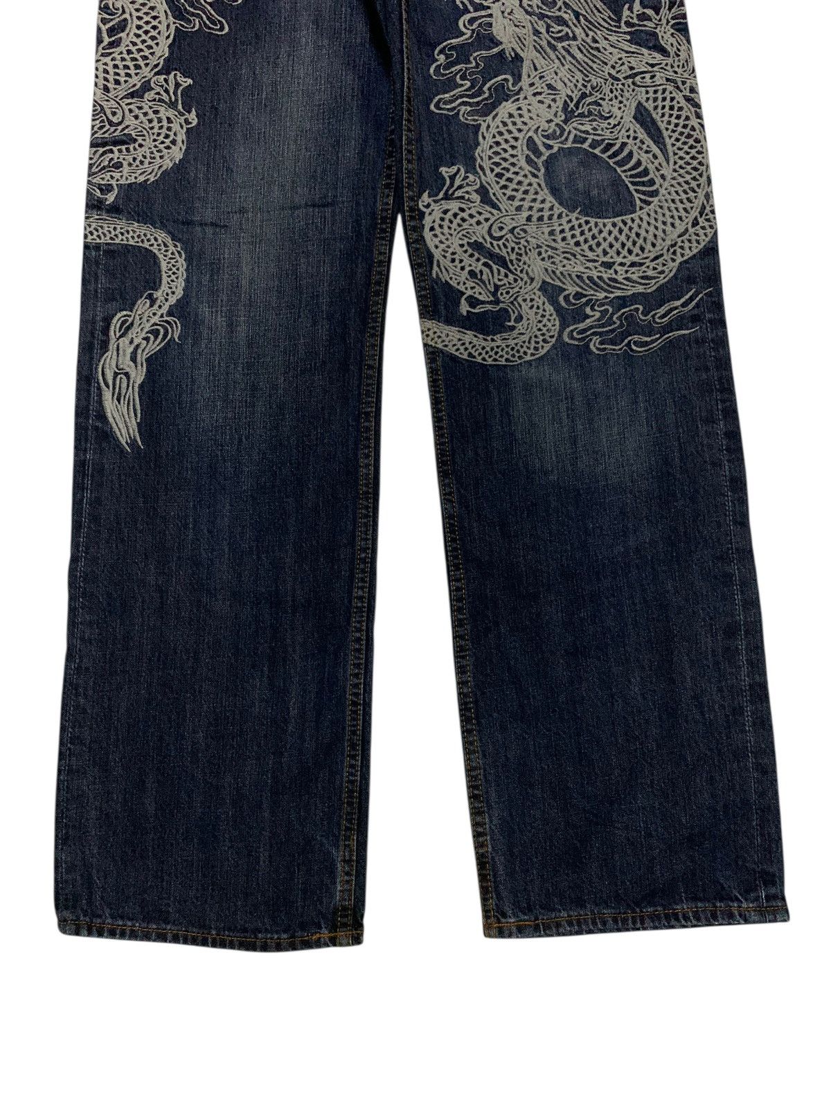 Kapital JAPANESE BIG DRAGON EMBROIDERED LIKE KARAKURI TAMASHI DENIM Size US 30 / EU 46 - 7 Thumbnail