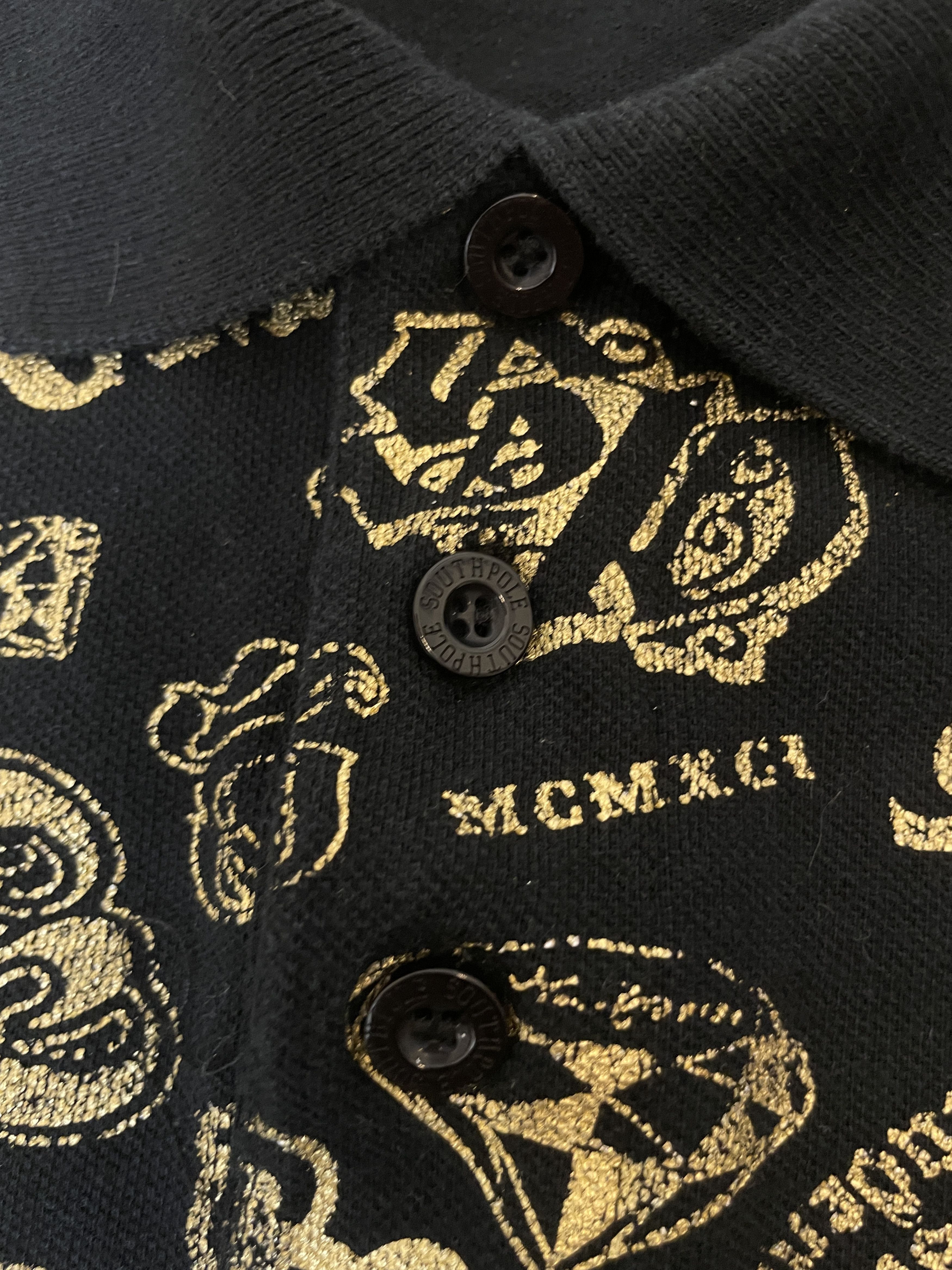 Southpole Vintage Southpole Authentic Polo Monogram Graphic Gold Size US M / EU 48-50 / 2 - 6 Thumbnail