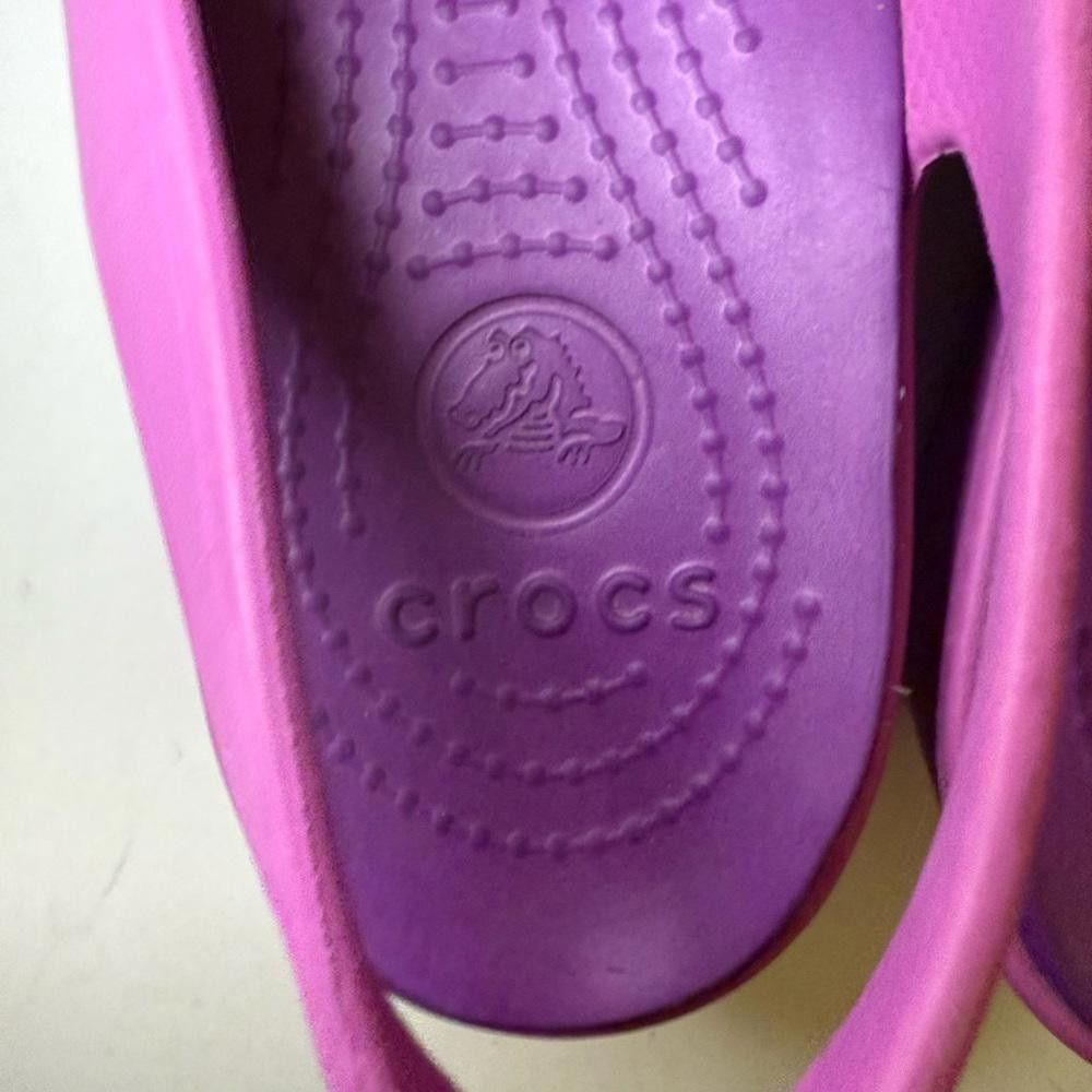 Crocs CROCS Mabyn Mini Wedge Sandals Wild Orchid Purple Size 10 Size US 10 / IT 40 - 4 Thumbnail