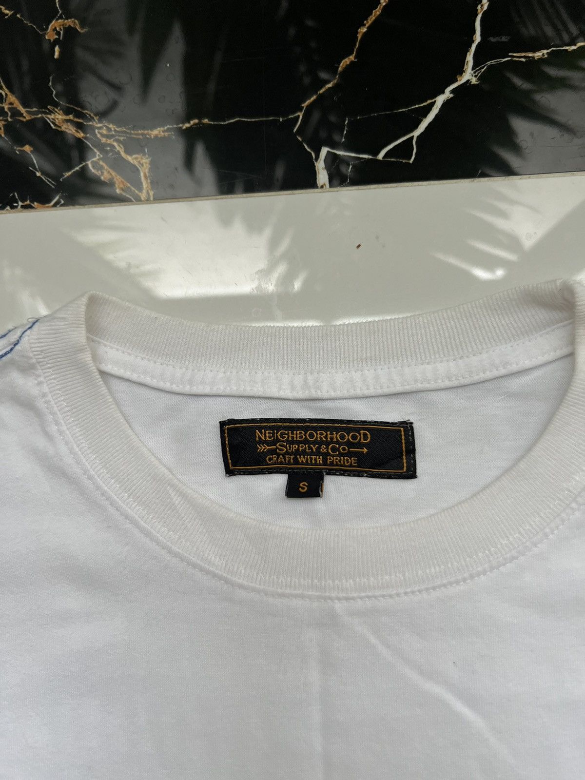 Neighborhood × Vintage 90's NEIGHBORHOOD RARE RETRO Y2K BIG DOUBLE SIDE LOGO TEE Size US S / EU 44-46 / 1 - 8 Thumbnail