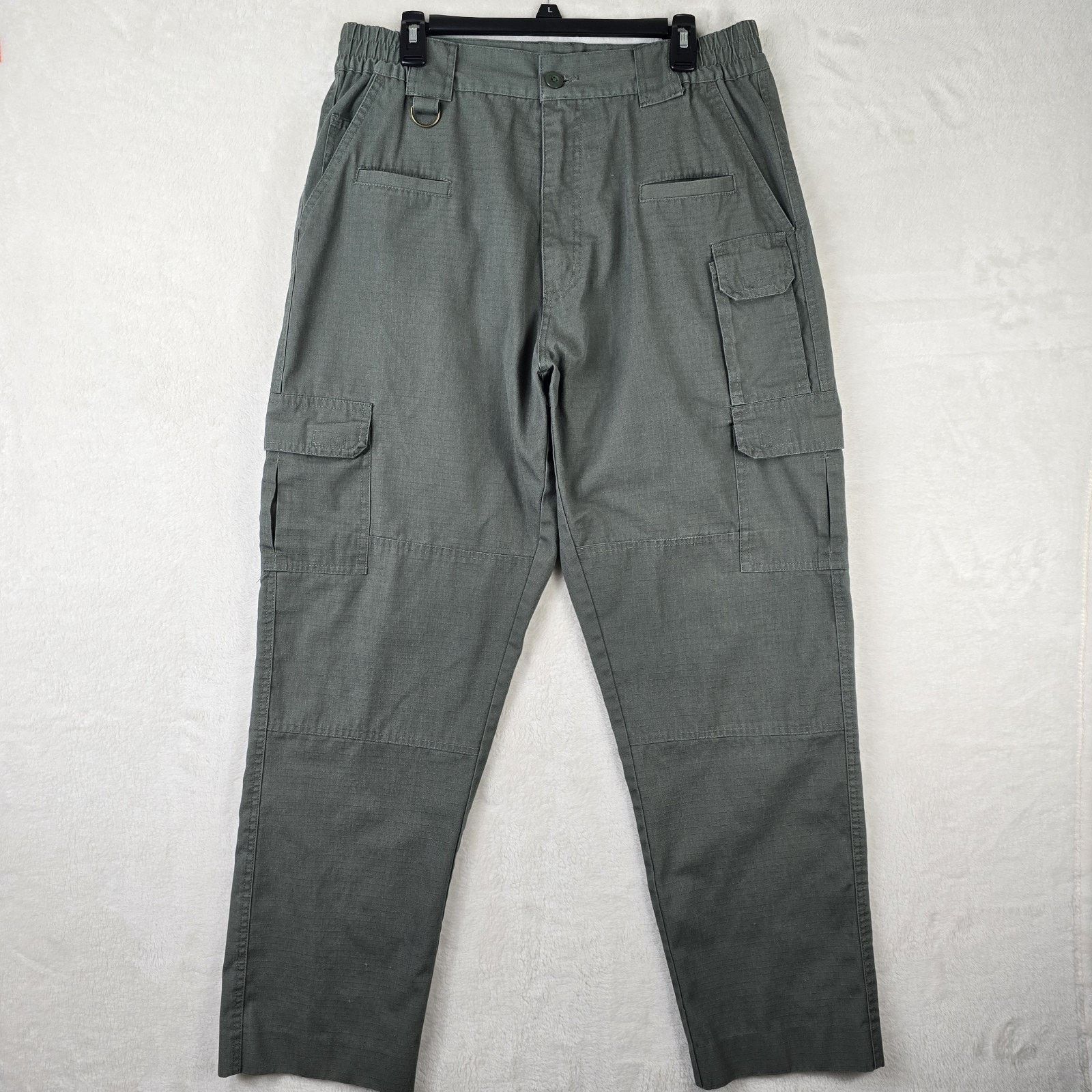 Other Vintage First Class Green Cargo Ripstop Pants Mens 38 34x31 Size US 38 / EU 54 - 2 Thumbnail
