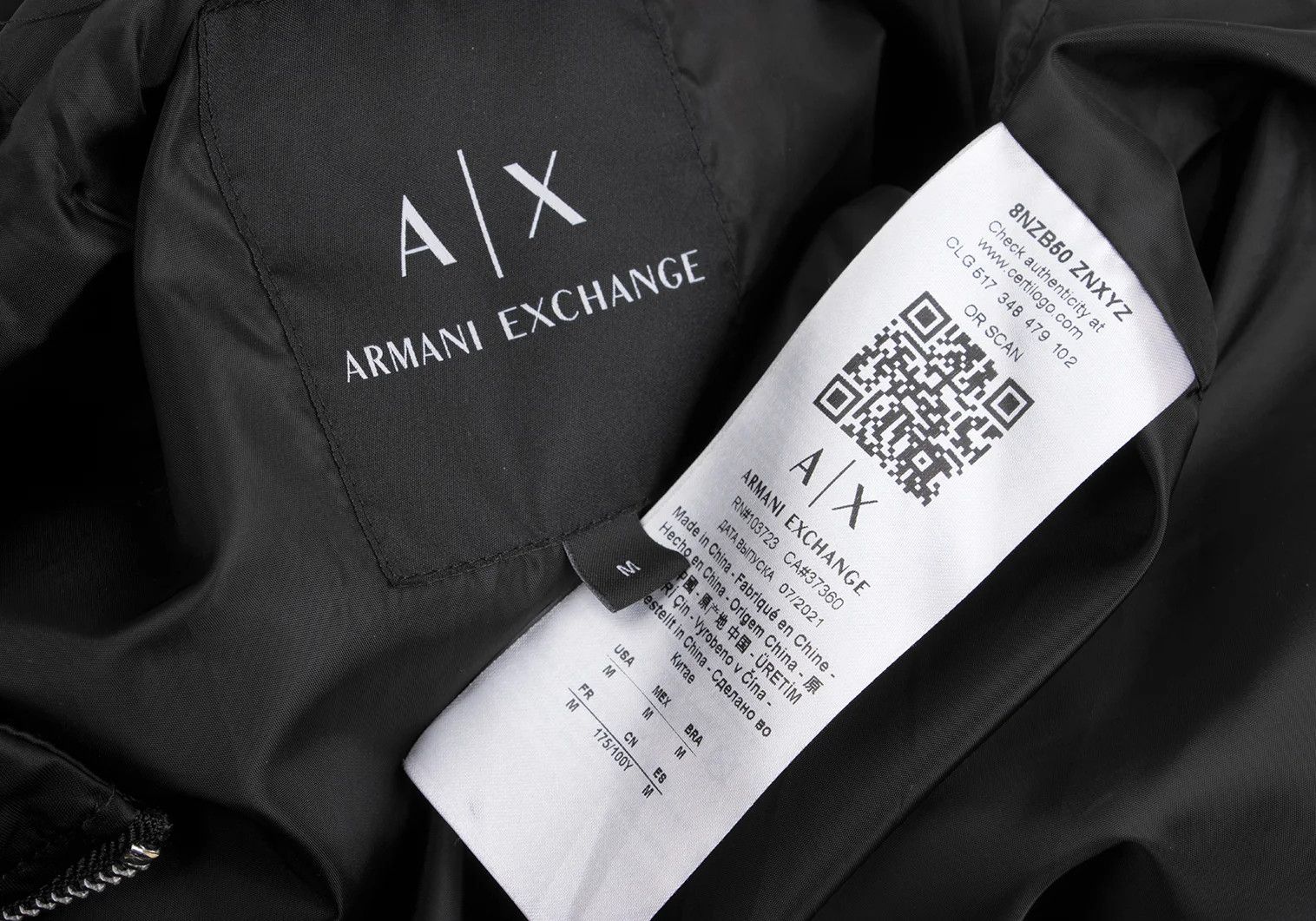 Armani Double Zip Windbreaker in Black Size M Size US XXS / EU 40 - 17 Thumbnail