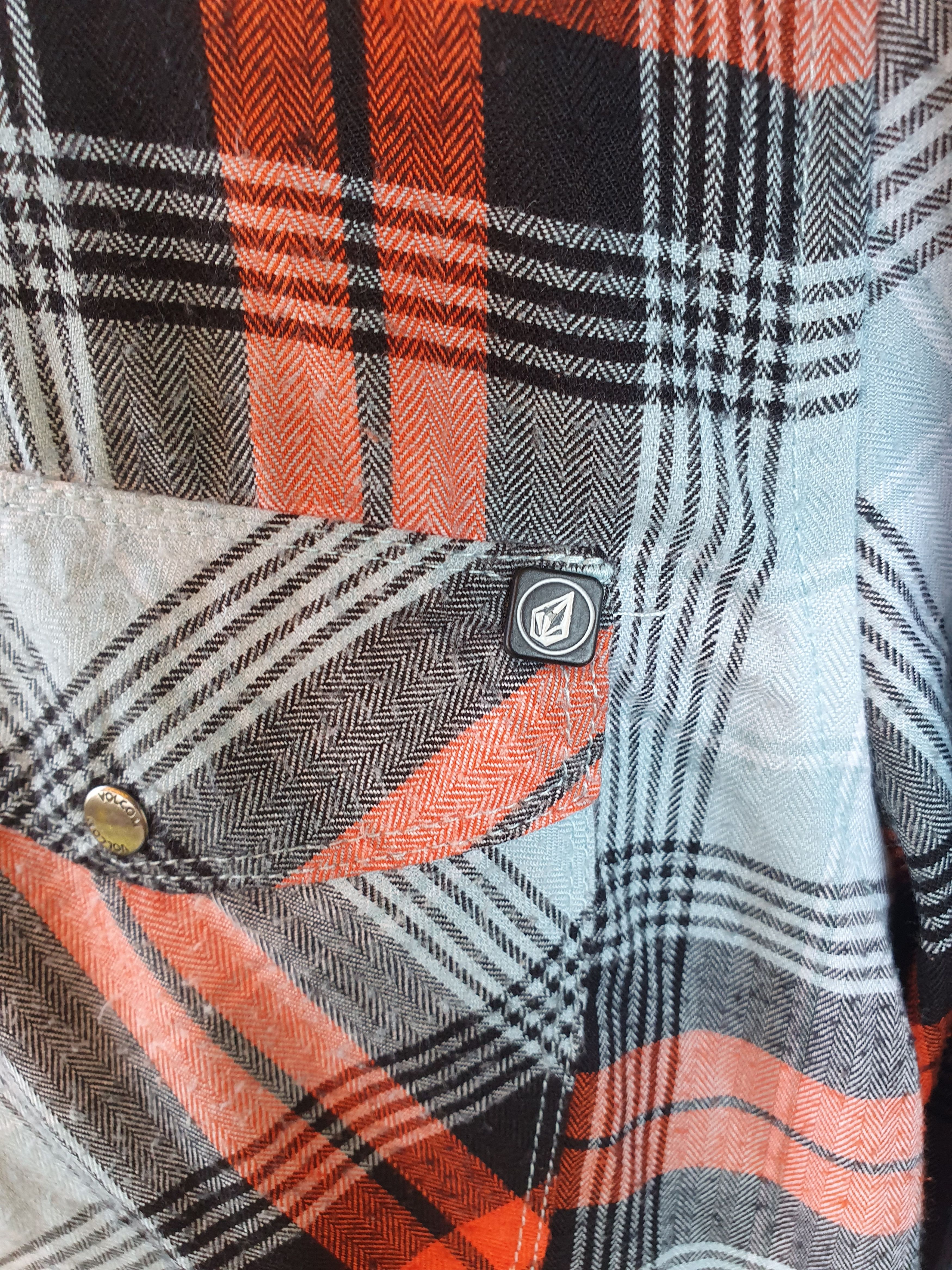 Volcom Volcom Workwear Plaid Button Up Long Sleeve Shirt S/M Size US S / EU 44-46 / 1 - 3 Thumbnail