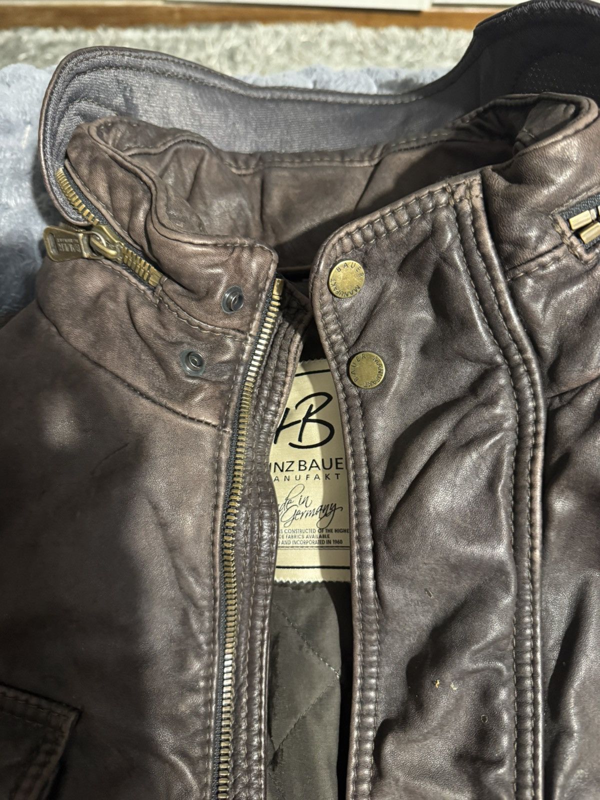 Other Heinz Bauer Leather jacket Size US L / EU 52-54 / 3 - 4 Thumbnail