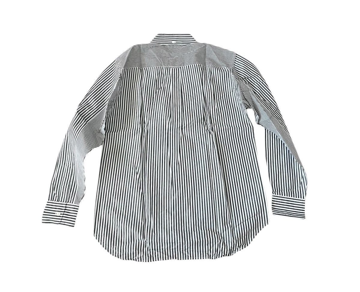 Ganryu Ganryu cdg AD2015 paneled multi striped button up shirt Size US S / EU 44-46 / 1 - 6 Thumbnail