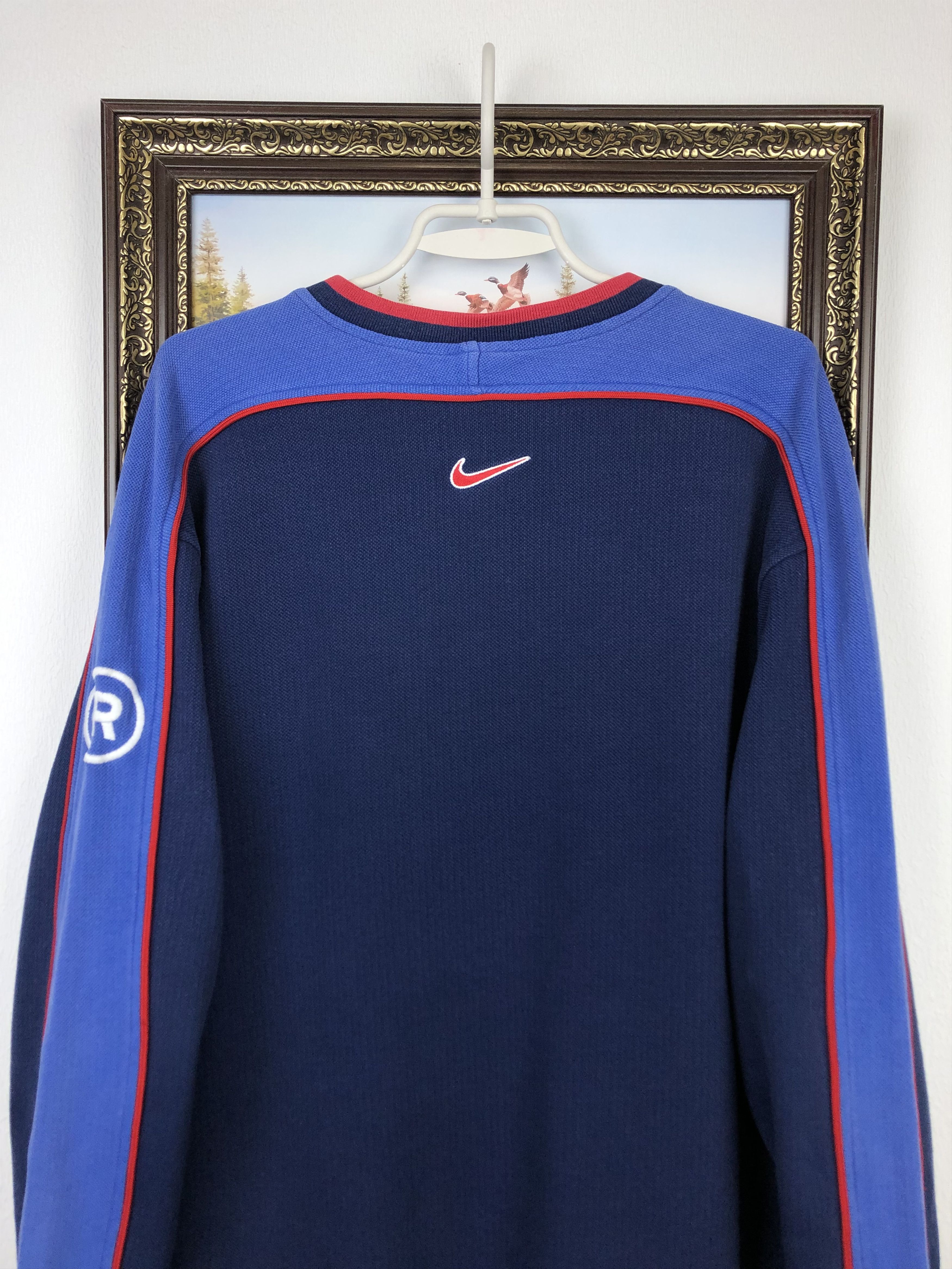 Nike Vintage 90's Nike Glasgow Rangers Football Sweatshirt Soccer Size US L / EU 52-54 / 3 - 13 Thumbnail