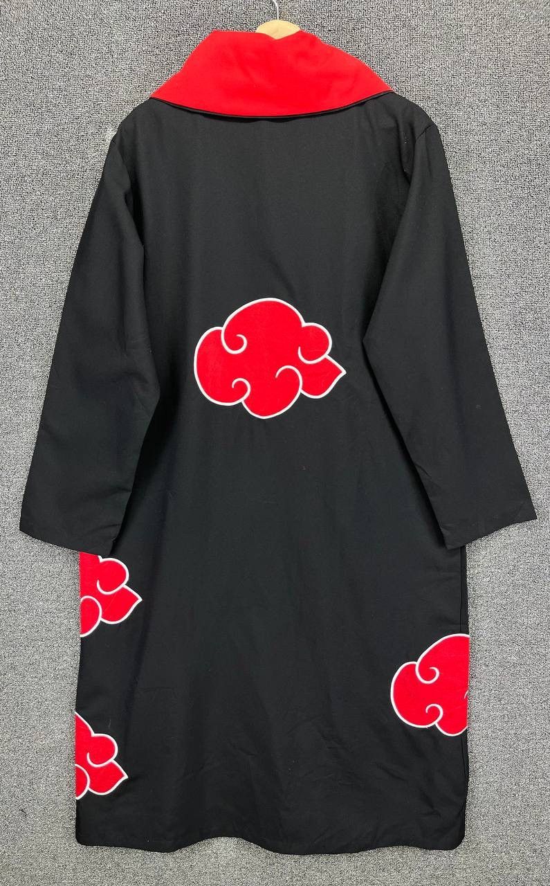Anime Naruto Akatsuki Japanese Anime Cosplay Long Jacket Size US M / EU 48-50 / 2 - 10 Thumbnail