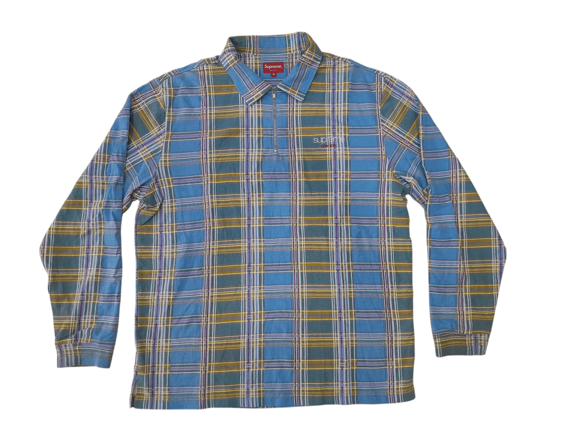 Supreme SUPREME Pullover Zip Up Shirt Fall 2020 (F405) Size US M / EU 48-50 / 2 - 1 Thumbnail