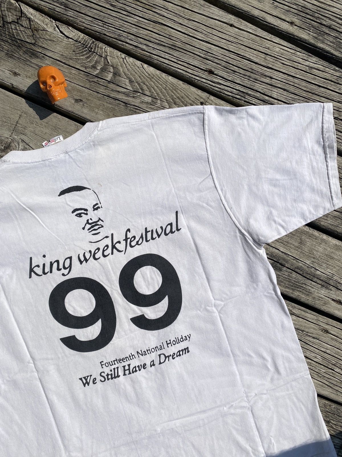 Fruit Of The Loom × Vintage 90s Dr. Martin Luther King Jr. shirt sz XL Size US XL / EU 56 / 4 - 4 Thumbnail