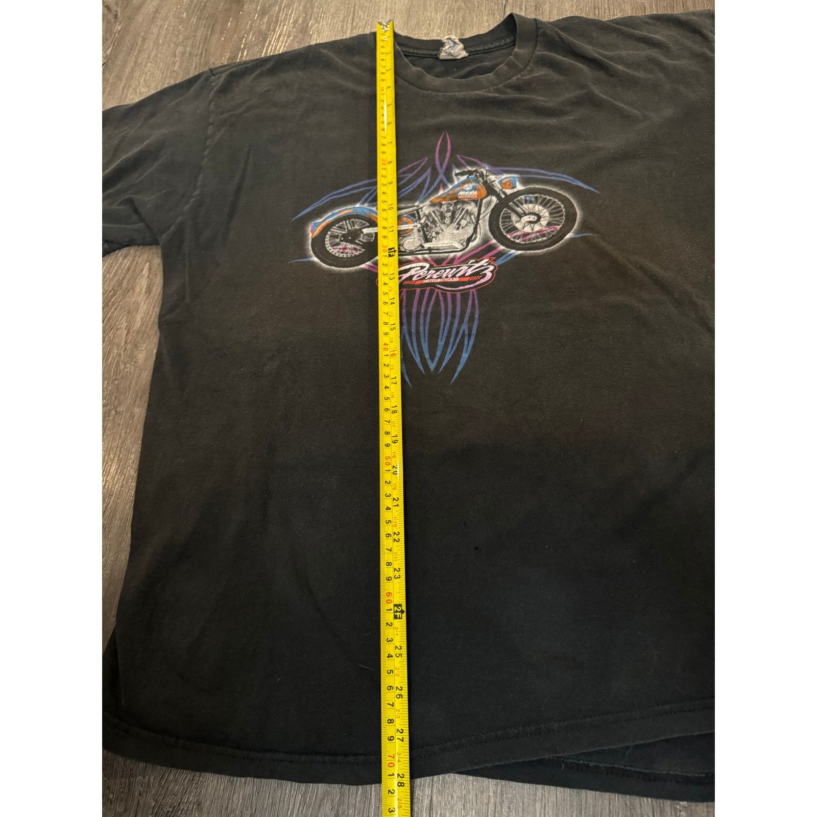 Delta Perewitz Motorcycle Delta Pro Weight Faded Black Shirt Size US XL / EU 56 / 4 - 4 Thumbnail