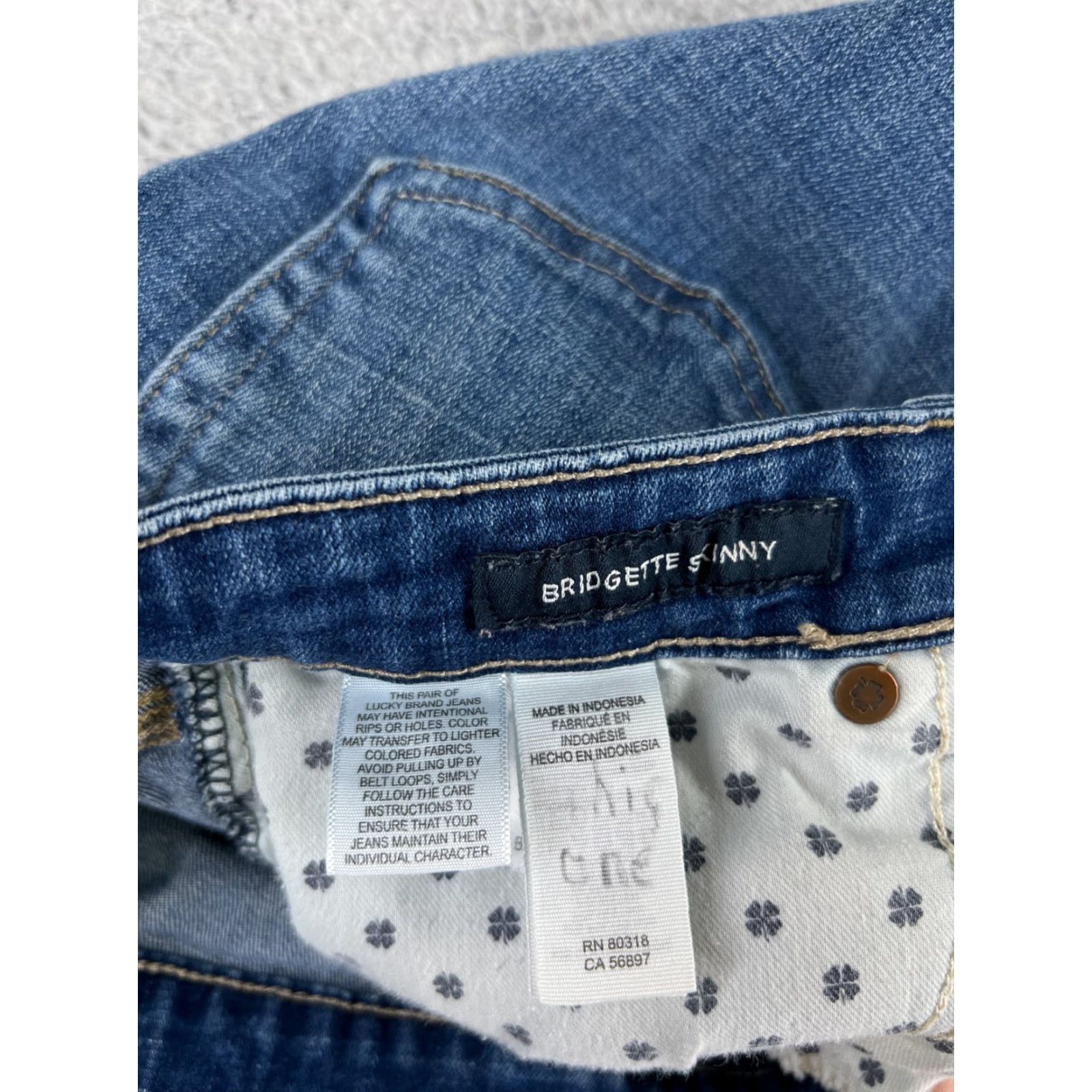 Lucky Brand Lucky Brand Jeans Women 6 Blue Denim Bridgette Skinny Cotton Blend Stretch Crop 5-Pocket USA Modern Classic Vintage No Size 28" / US 6 / IT 42 - 4 Thumbnail