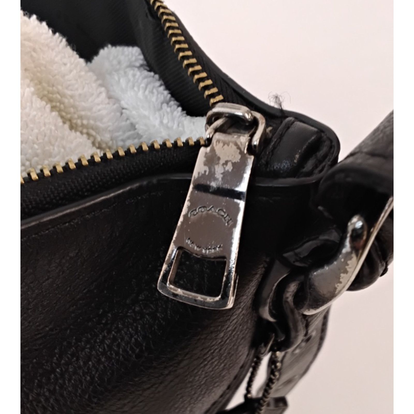 Coach Coach Dufflette Crossbody Bag Black Leather Purse 21377 Size ONE SIZE - 10 Thumbnail