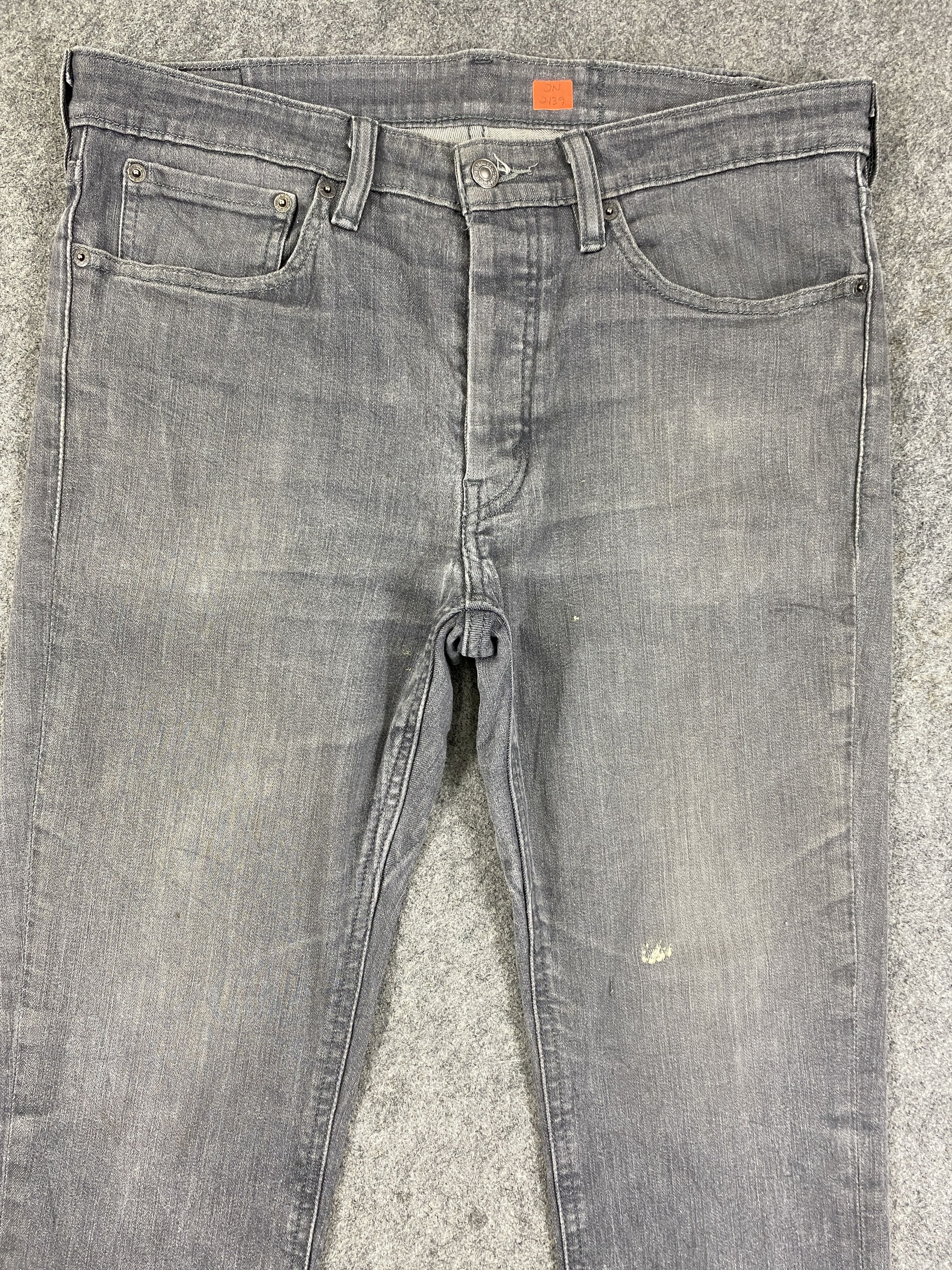 Levi's Grey Vintage Levi's 511 Jeans 35x30 Denim -JN2139 Size US 35 - 3 Thumbnail