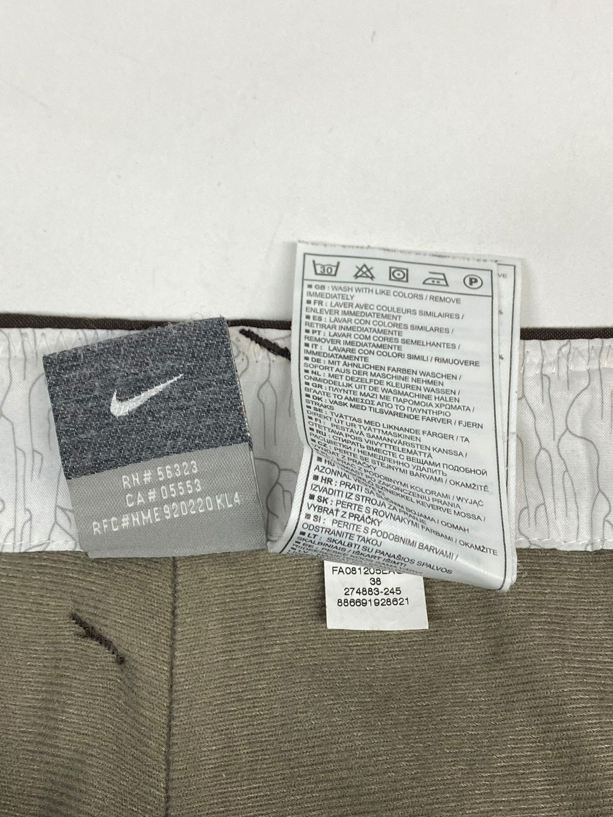 Nike ACG Vintage 2000s Nike ACG Brown Cargo Pants Size US 38 / EU 54 - 19 Thumbnail