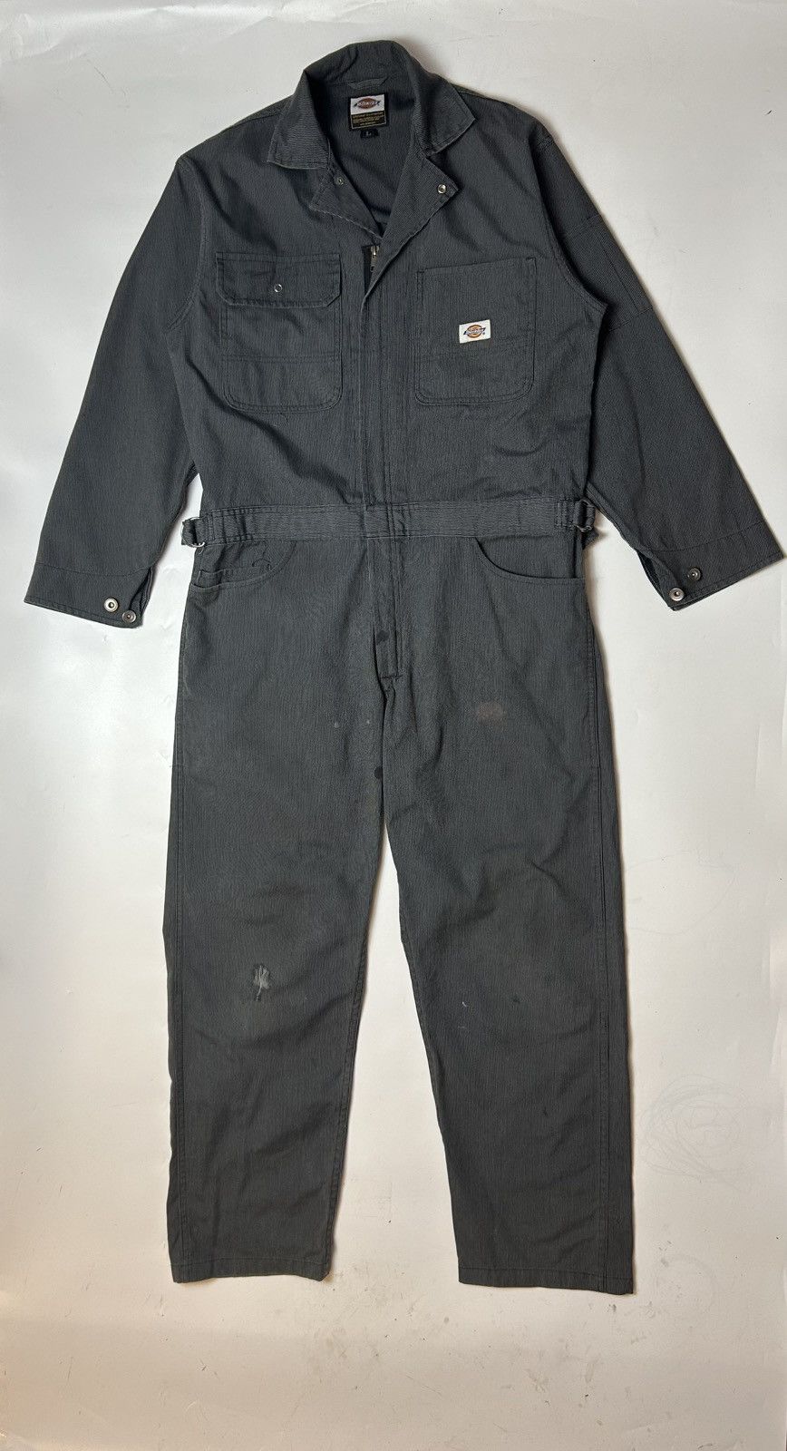 Dickies × Vintage VINTAGE DICKIES WORKERS STRIPE OVERALL Size US 37 - 1 Thumbnail