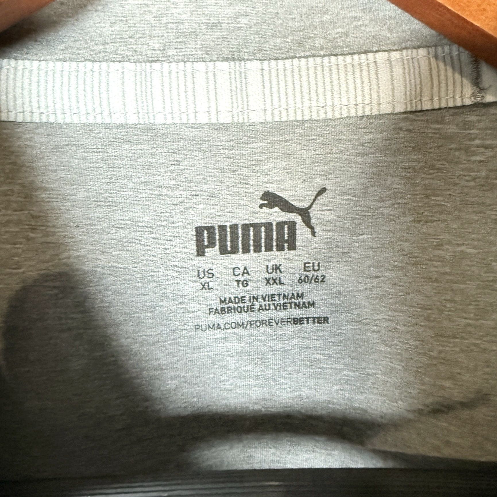 Puma Puma Gray Striped Athletic Polo Shirt Mens XL Size Regular Size US XL / EU 56 / 4 - 4 Thumbnail