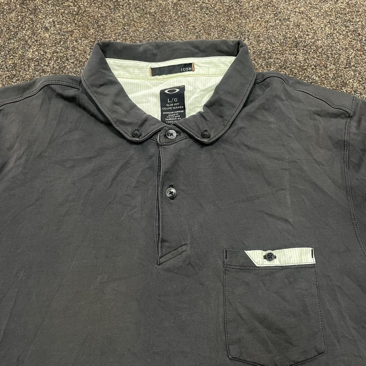 Oakley Oakley ICON Series Polo Shirt - Hidden Zip Pocket - Size L Size US M / EU 48-50 / 2 - 3 Thumbnail