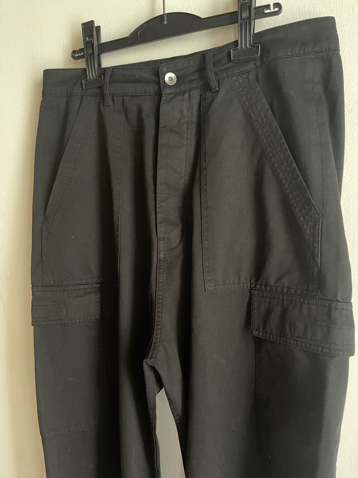 Rick Owens SS24 Lido DRKSHDW Twill Cargo Pants Size US 32 / EU 48 - 3 Thumbnail