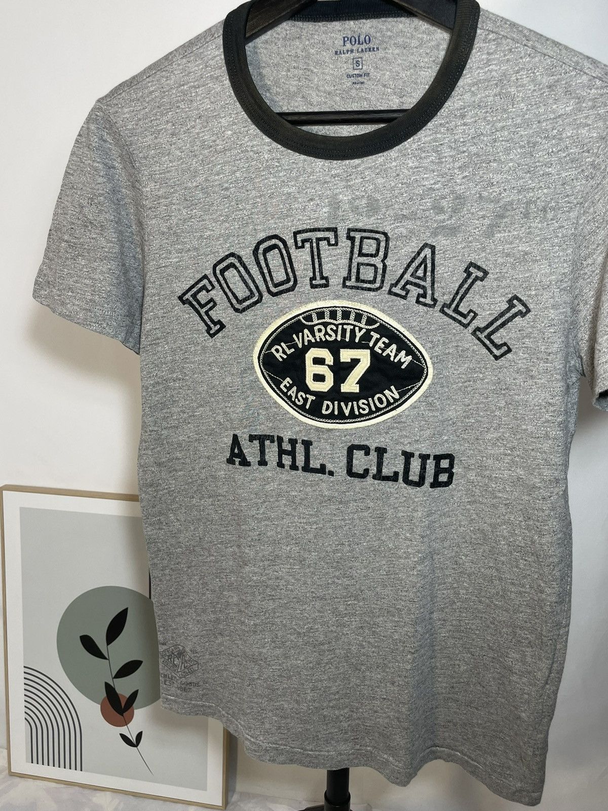 Polo Ralph Lauren Vintage T-Shirt by Polo Ralph Lauren Football Size S Size US S / EU 44-46 / 1 - 2 Thumbnail