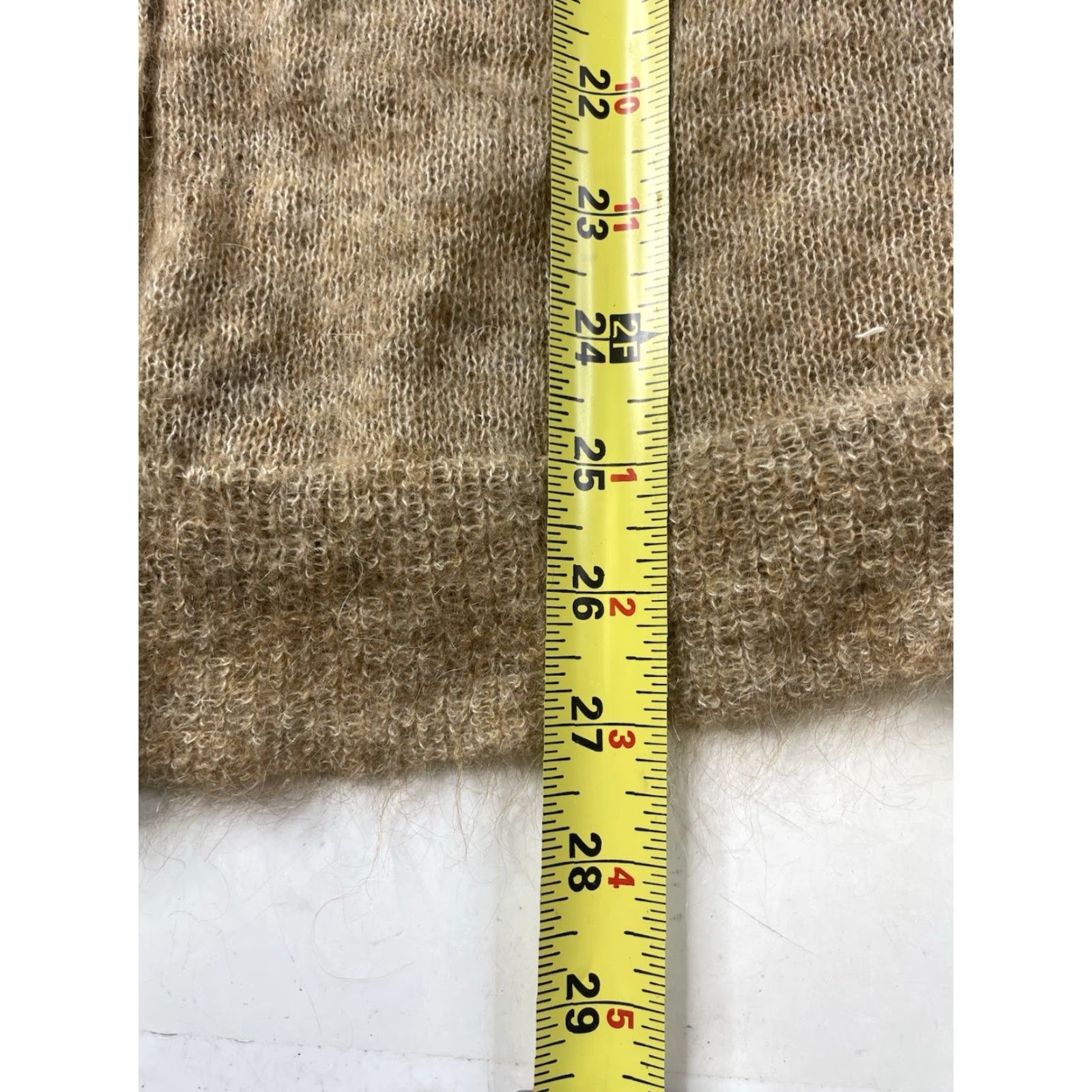 J.Crew J.CREW Cardigan Women’s Lightweight Mohair Blend Open-Knit V-Neck Brown Small Size S / US 4 / IT 40 - 6 Thumbnail
